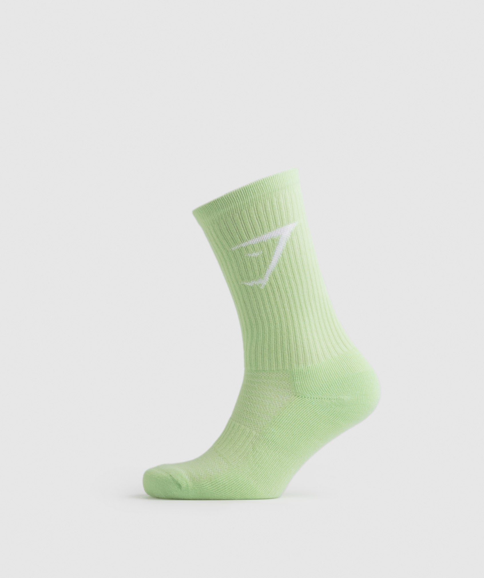 Crew Socks 3pk in Apricot Orange/Bali Green/Meridian Blue