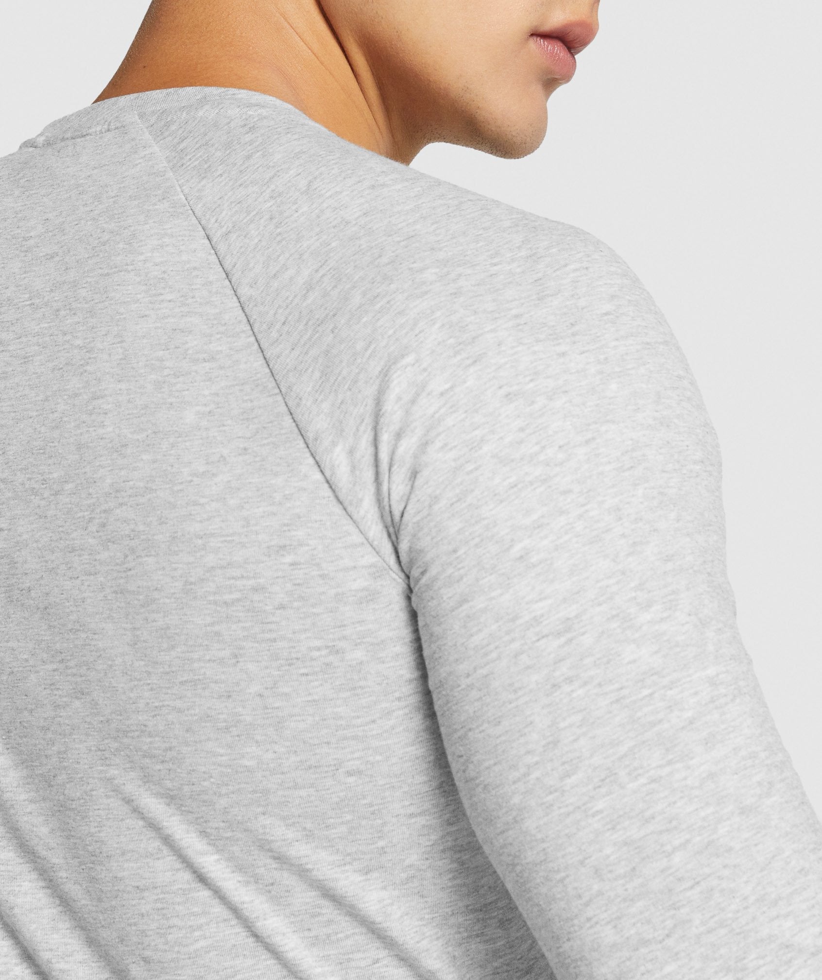 Critical 2.0 Long Sleeve T-Shirt in Light Grey Marl - view 5