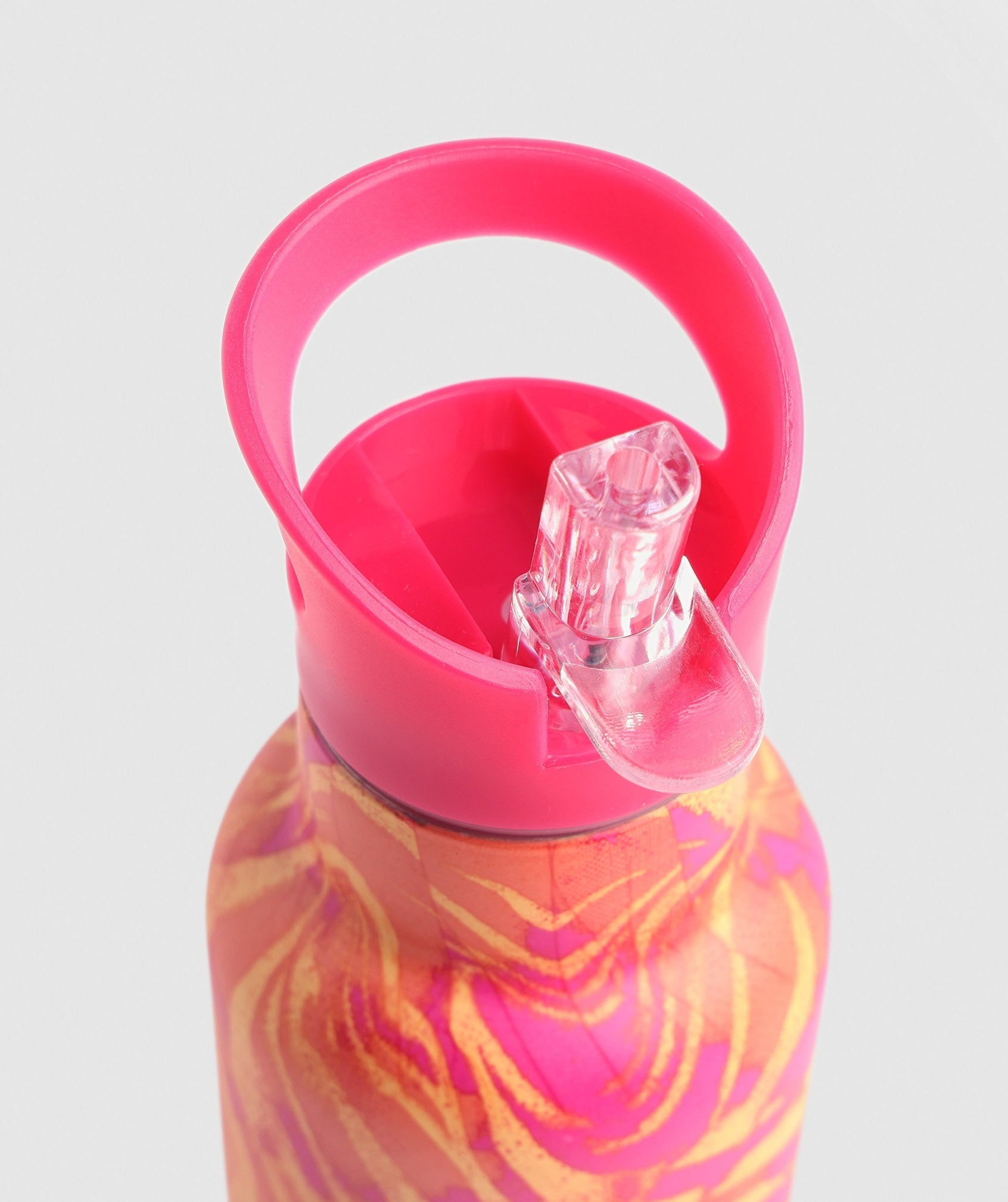500ml Straw Flask in Hibiscus Pink - view 3