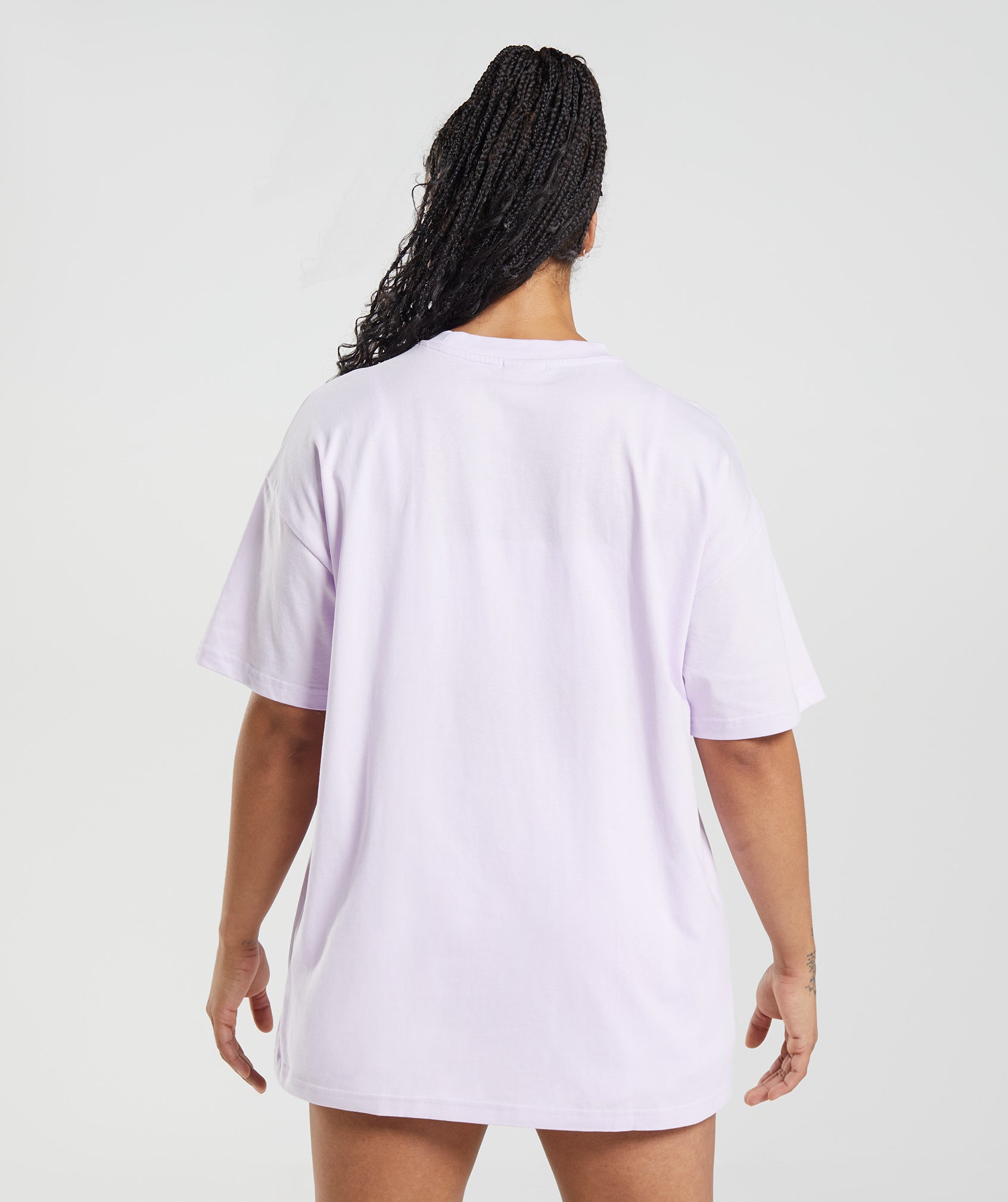 Legacy Oversized T-Shirt in Faded Lilac - view 2