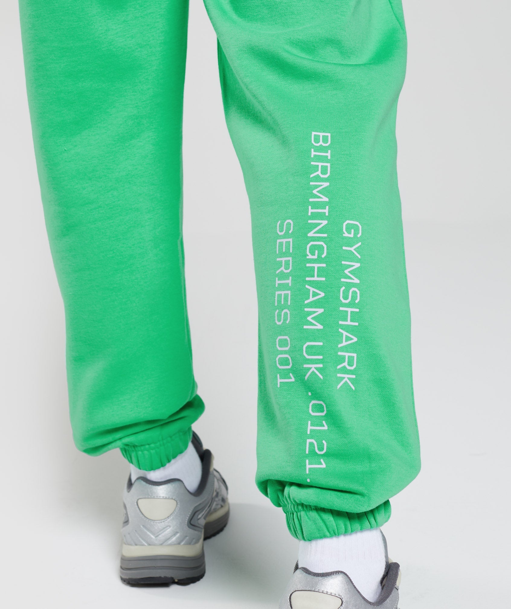 Activated Graphic Joggers in Tropic Green