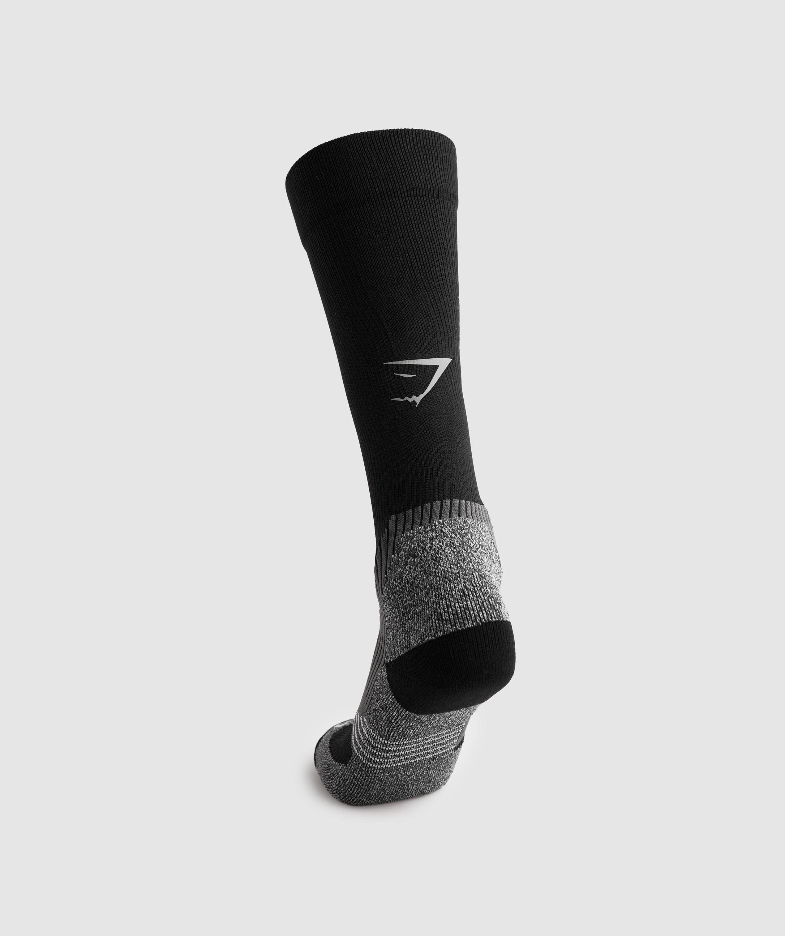 Long Performance Socks in Black