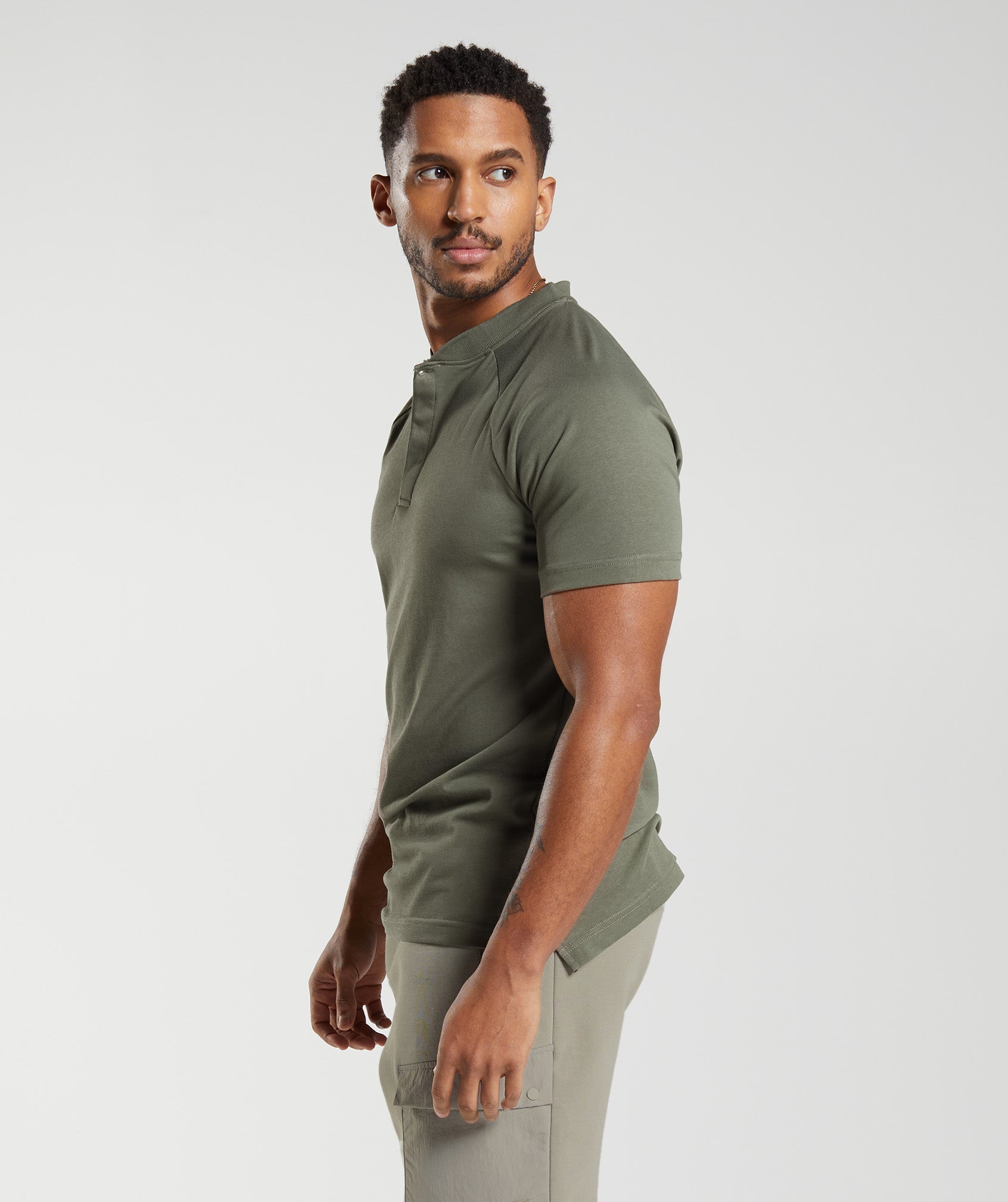 Rest Day Commute Polo Shirt in Dusty Olive