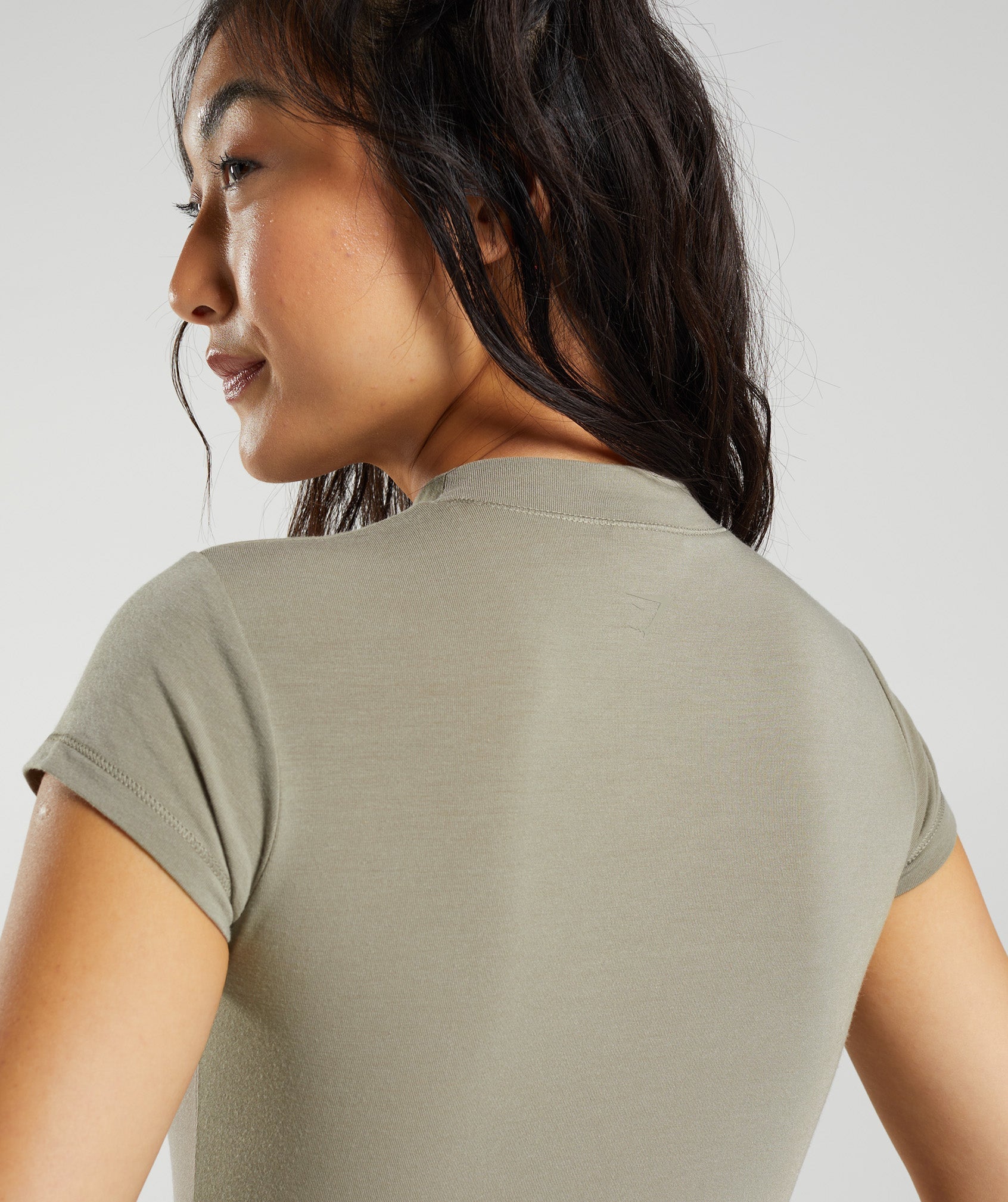 Jersey Body Fit T-Shirt in Earthy Brown