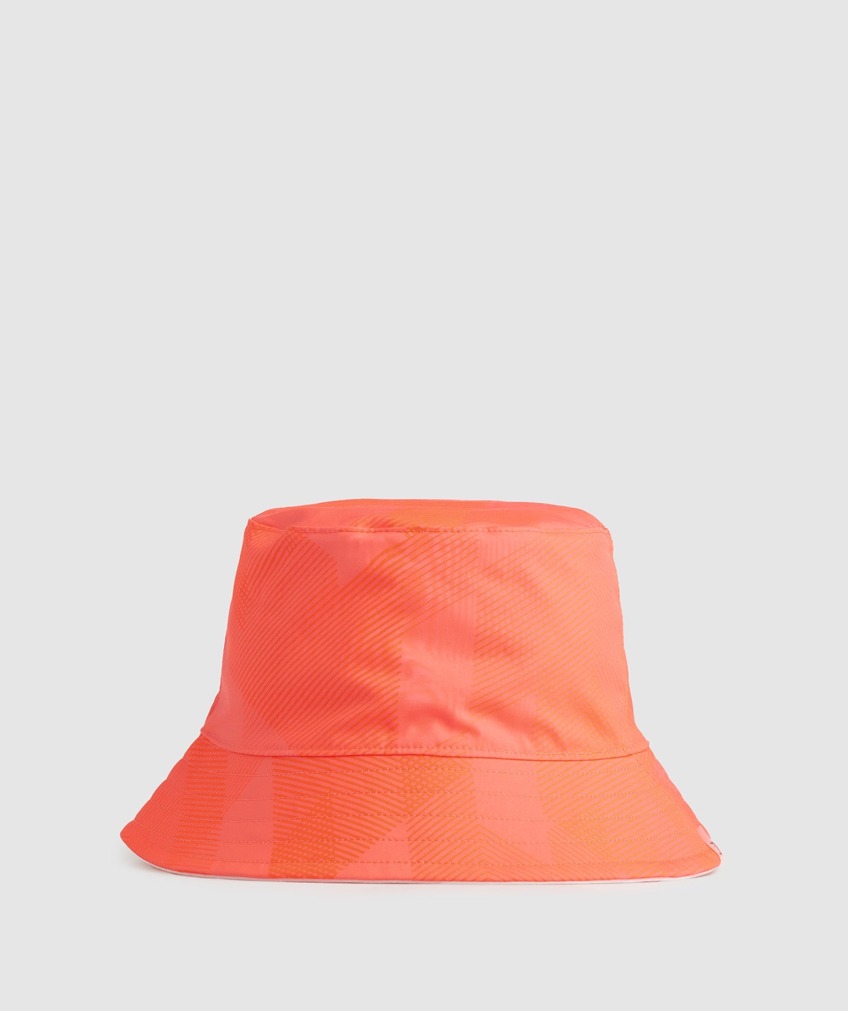 Reversible Bucket Hat in White/Orange/Peach