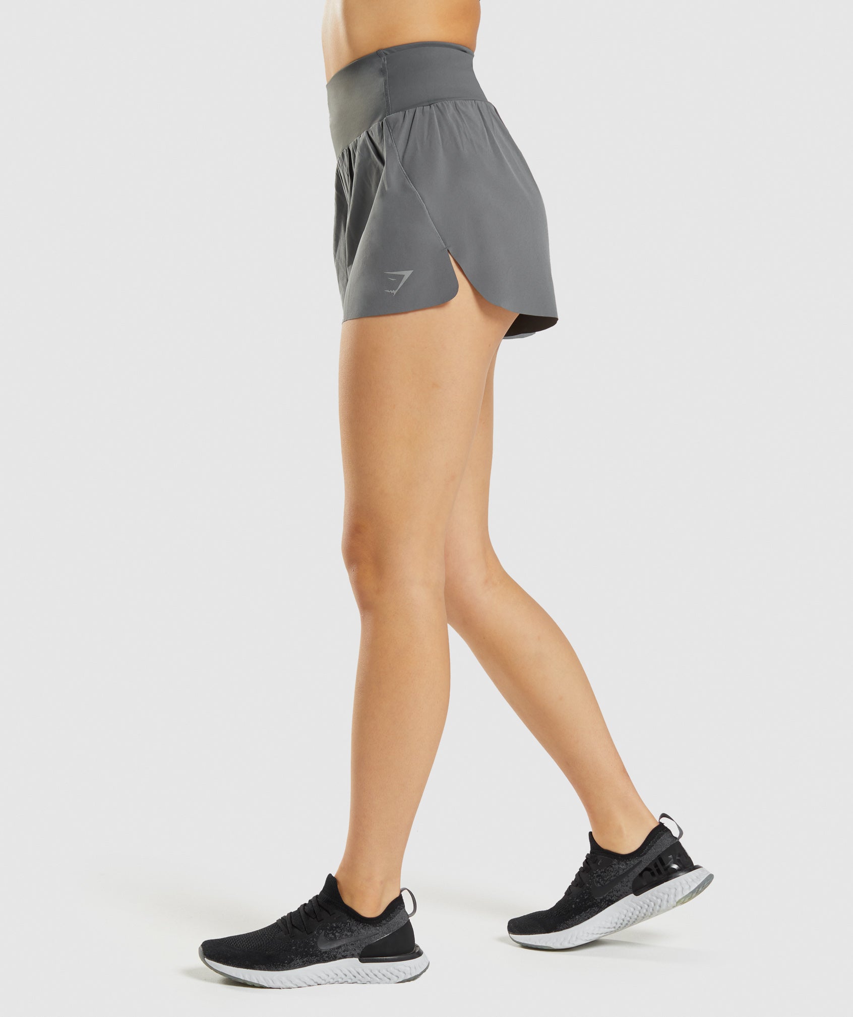 Speed Shorts in Grey - view 4
