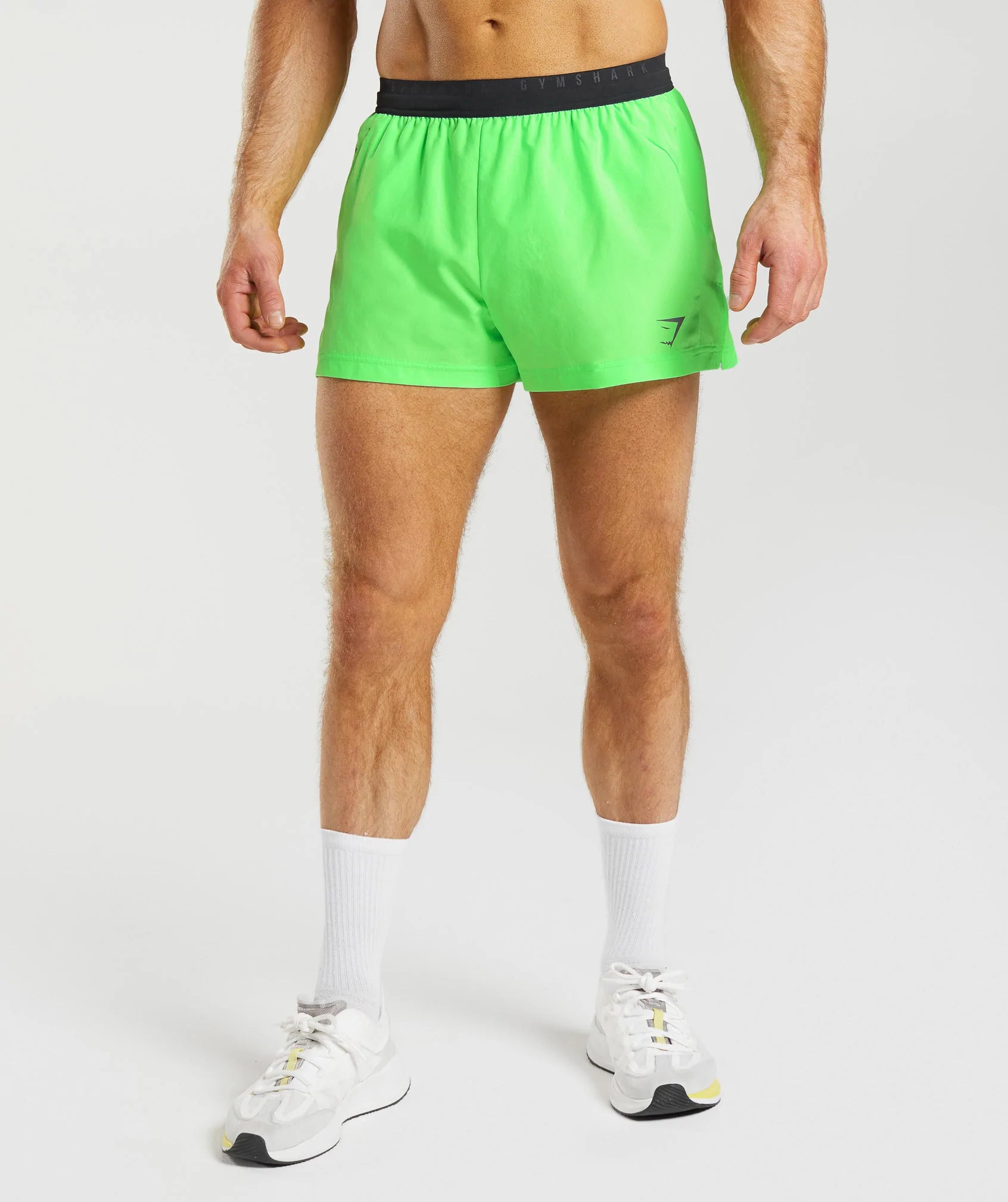 Run Sport 3" Shorts in Fluo Lime