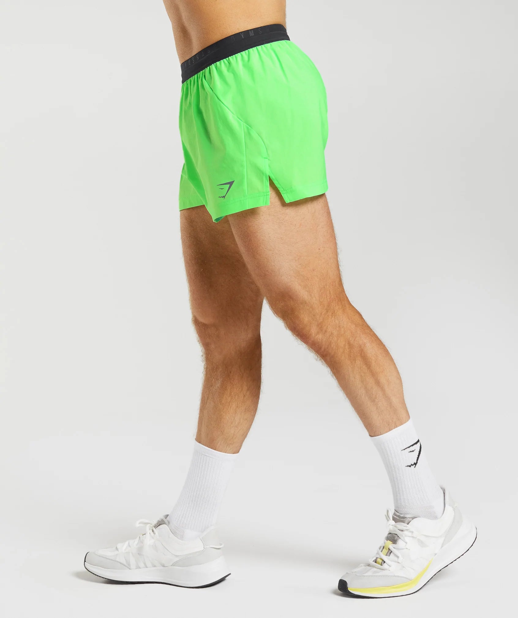 Sport Run 3" Shorts in Fluo Lime