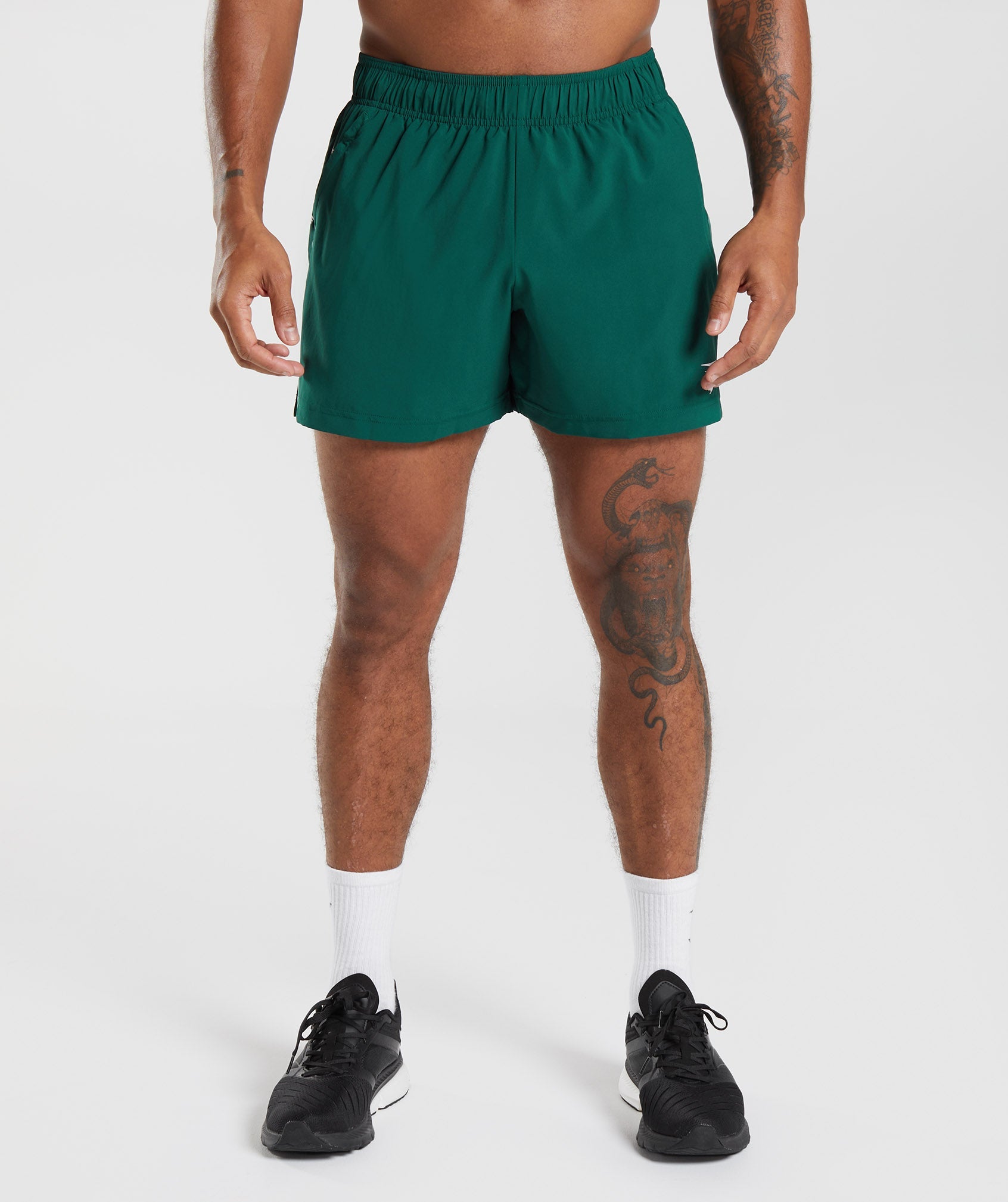 Sport 5" Shorts in Woodland Green/Hoya Green