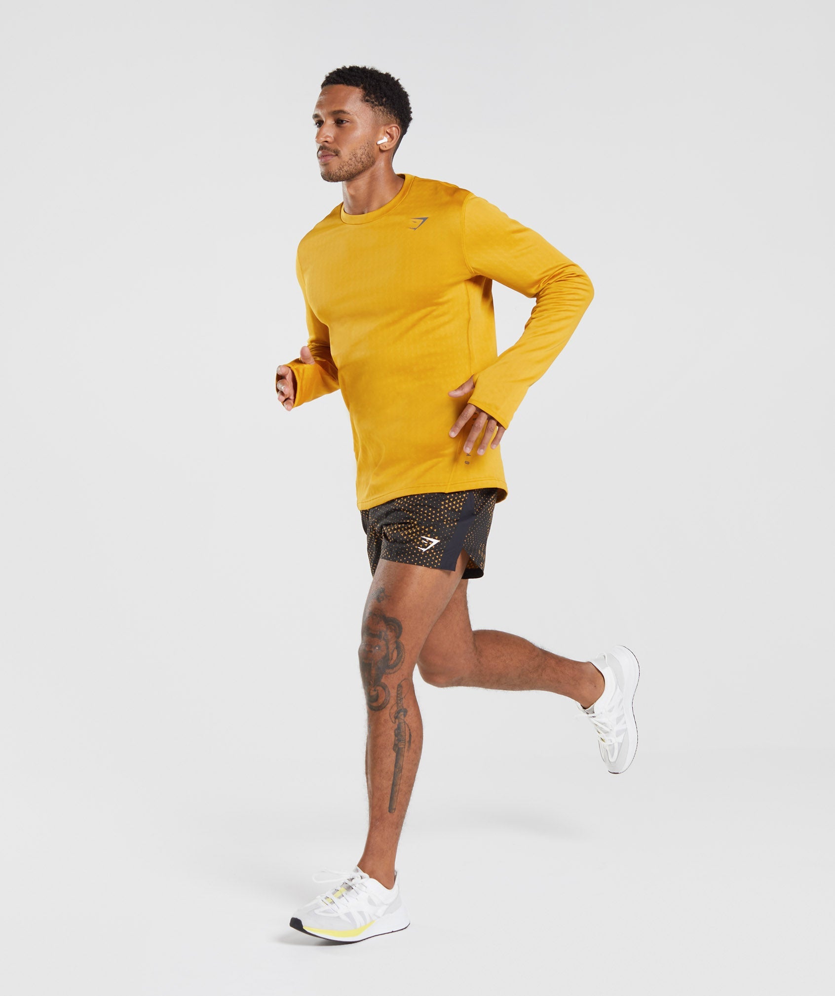 Sport Crew Sweatshirt in Turmeric Yellow - view 4