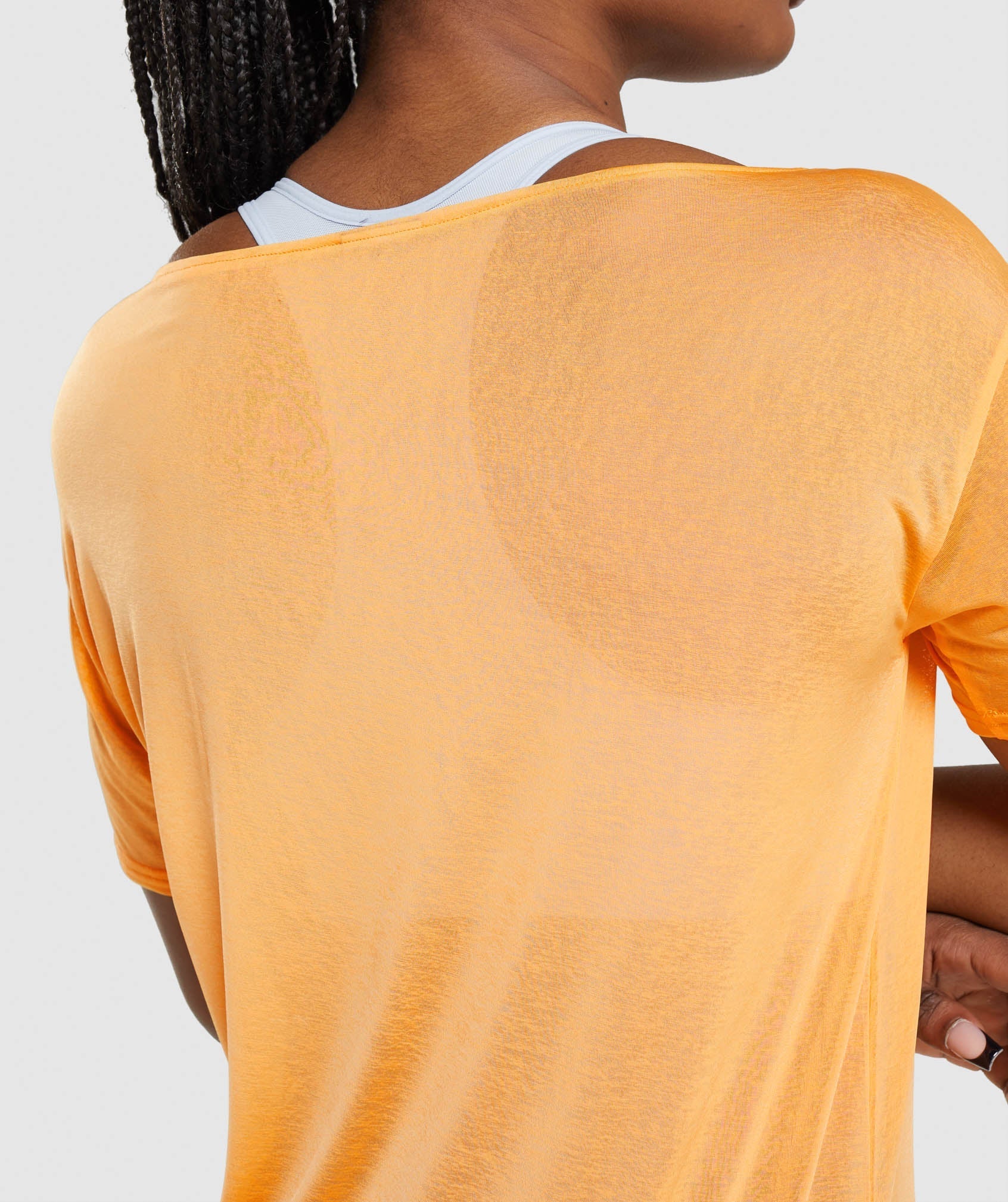Training Oversized Top in Apricot Orange - view 5