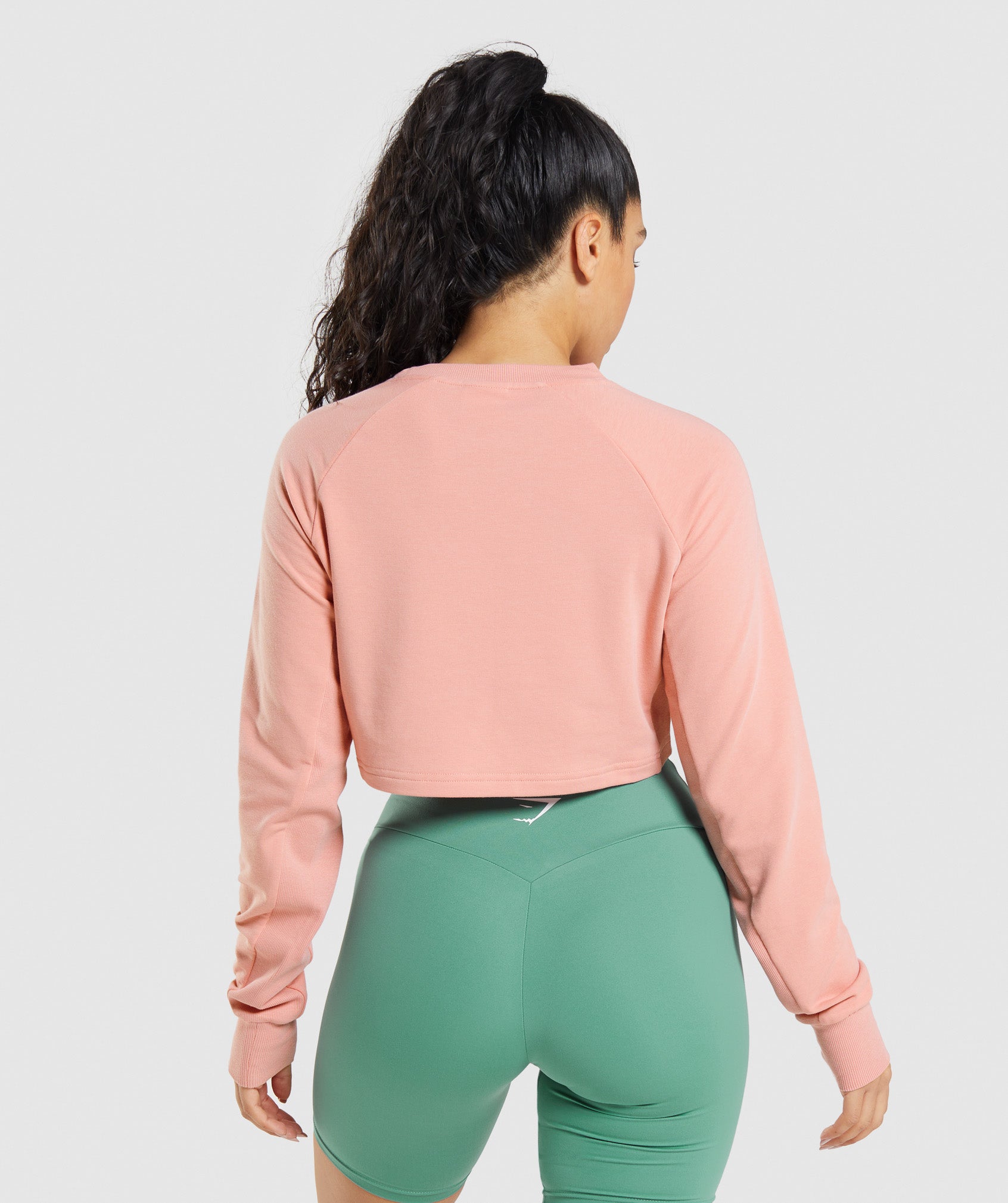 Training Cropped Sweater in Paige Pink - view 2