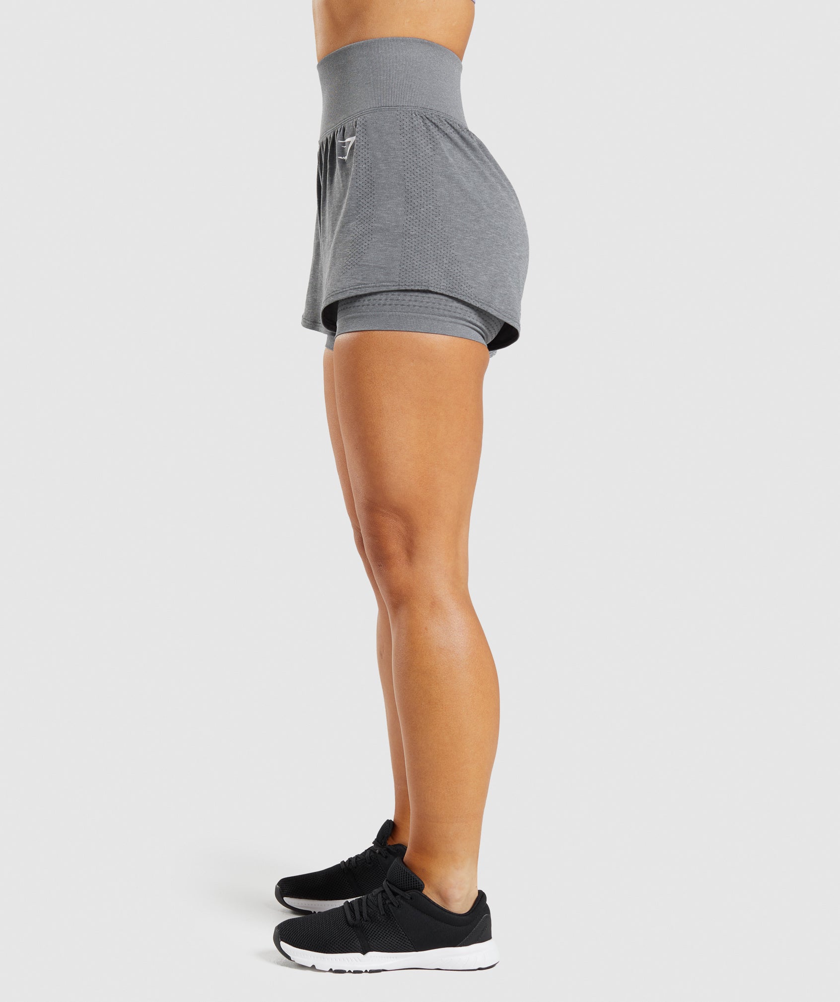 Gymshark Vital Seamless Shorts - Smokey Grey Marl from Gymshark on 21  Buttons