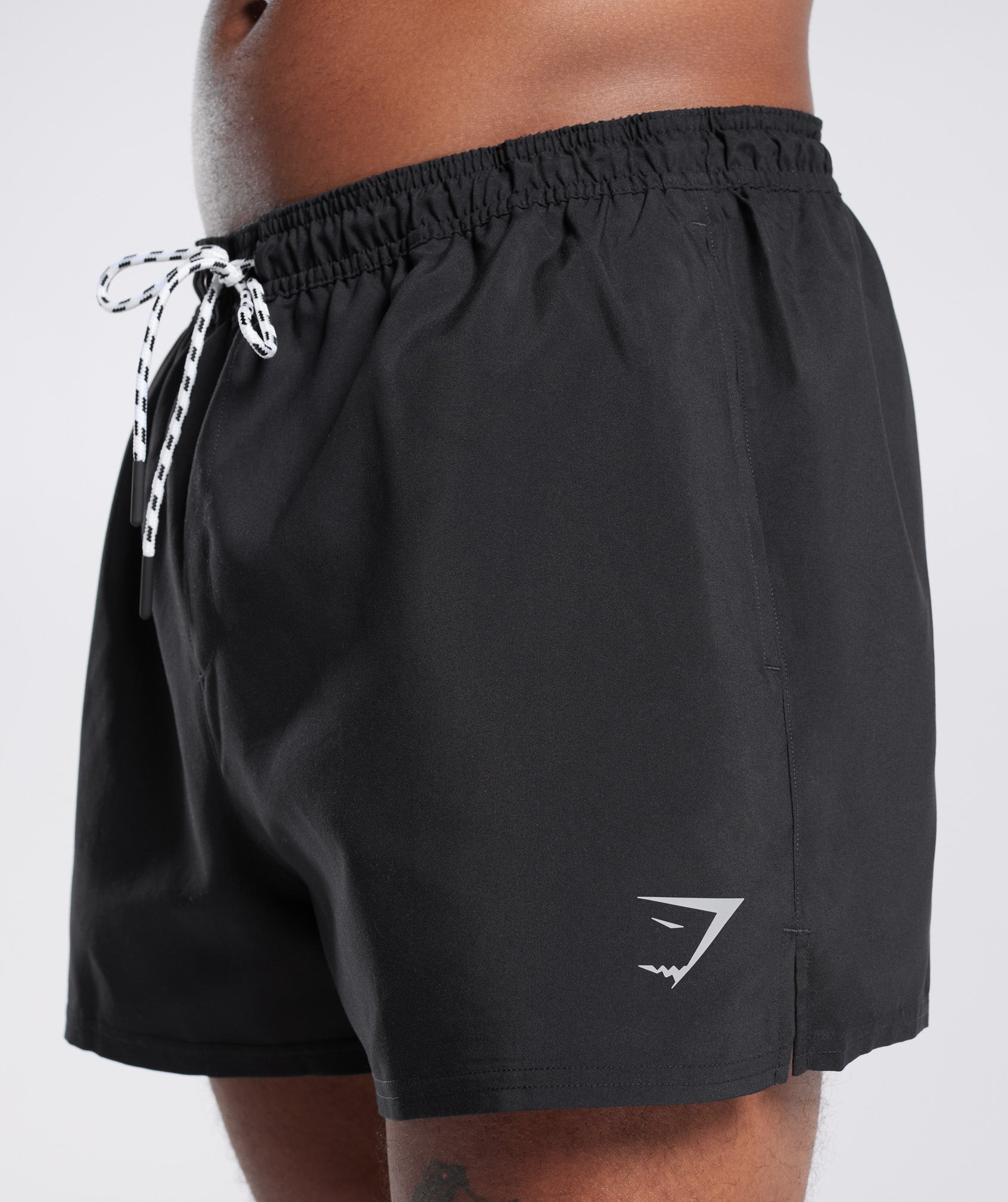 3" Swim Shorts in Black - view 5