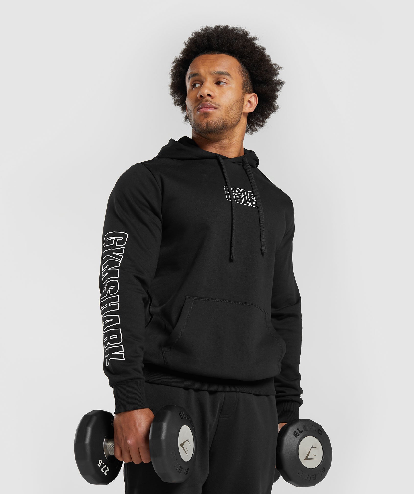 Lifting Club Hoodie in Black - view 6