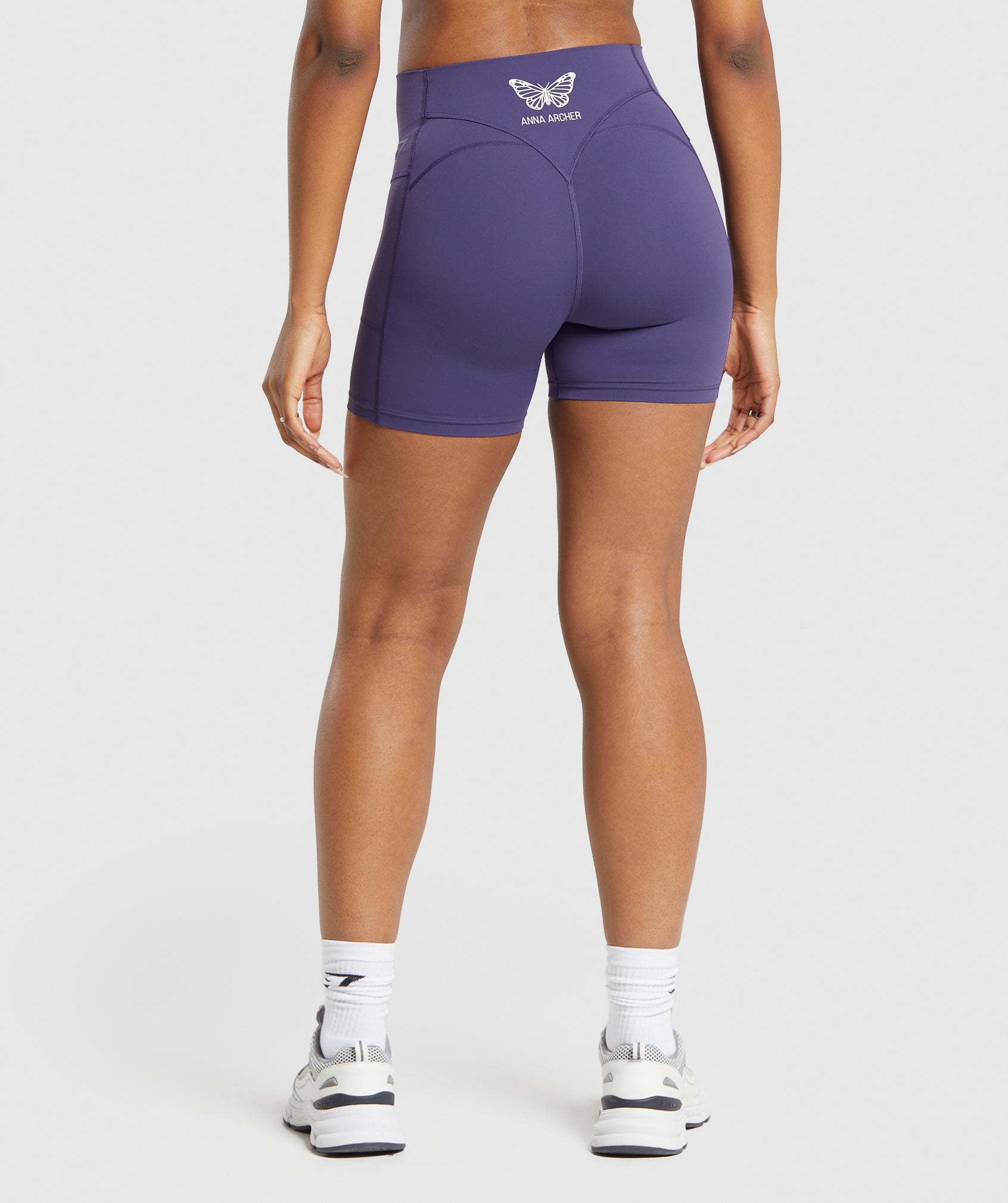 GS x Anna Shorts in Galaxy Purple - view 2