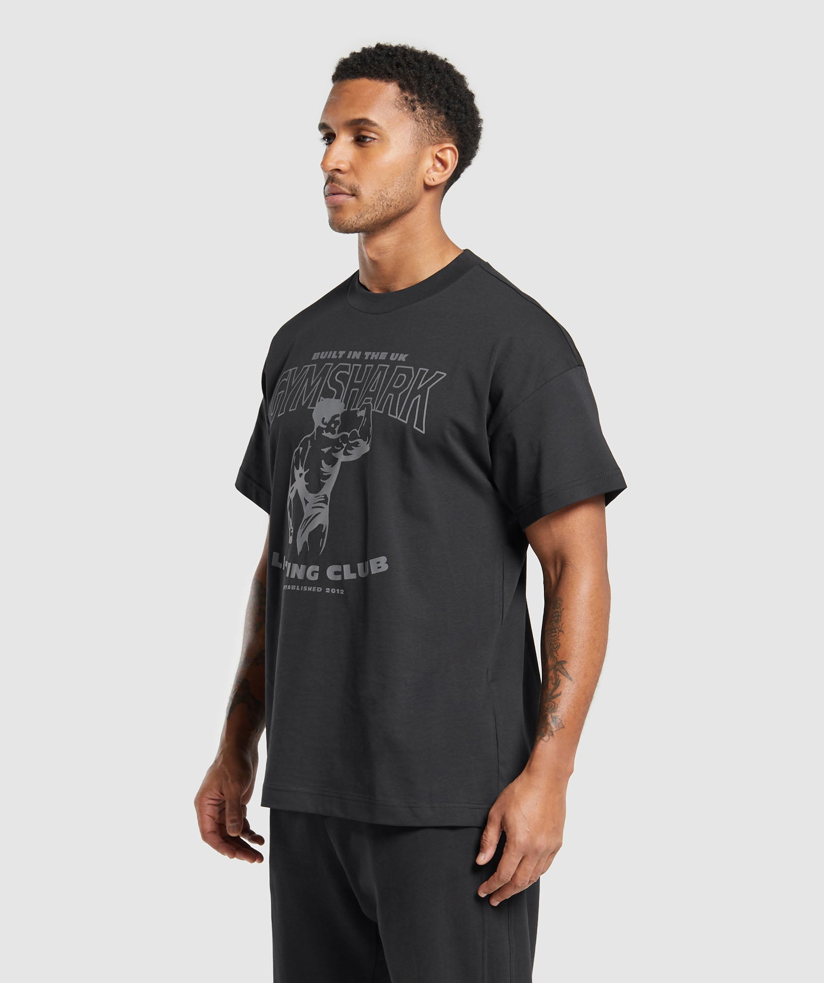 Built in the UK T-Shirt in Black - view 3