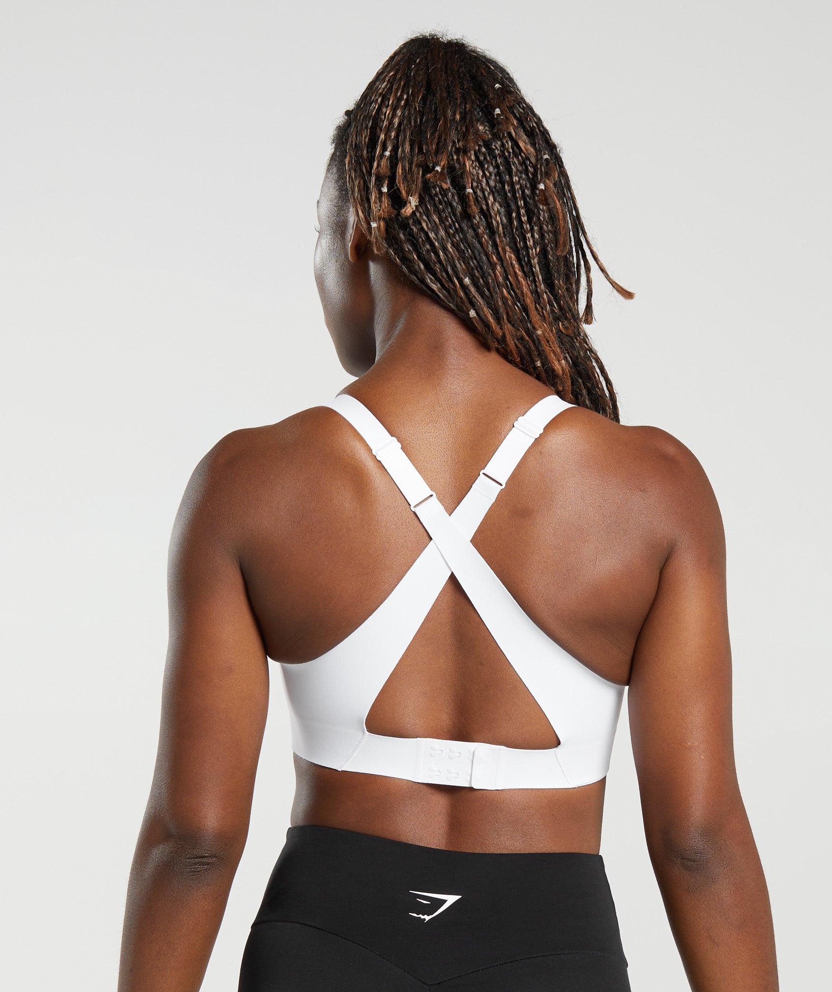 YDKZYMD Gym Sports Bras for Women High Neck Short Sleeve Longline Comfort  Bras 