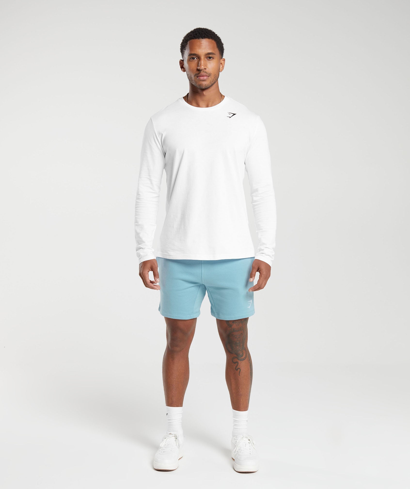 Crest 7" Shorts in Iceberg Blue