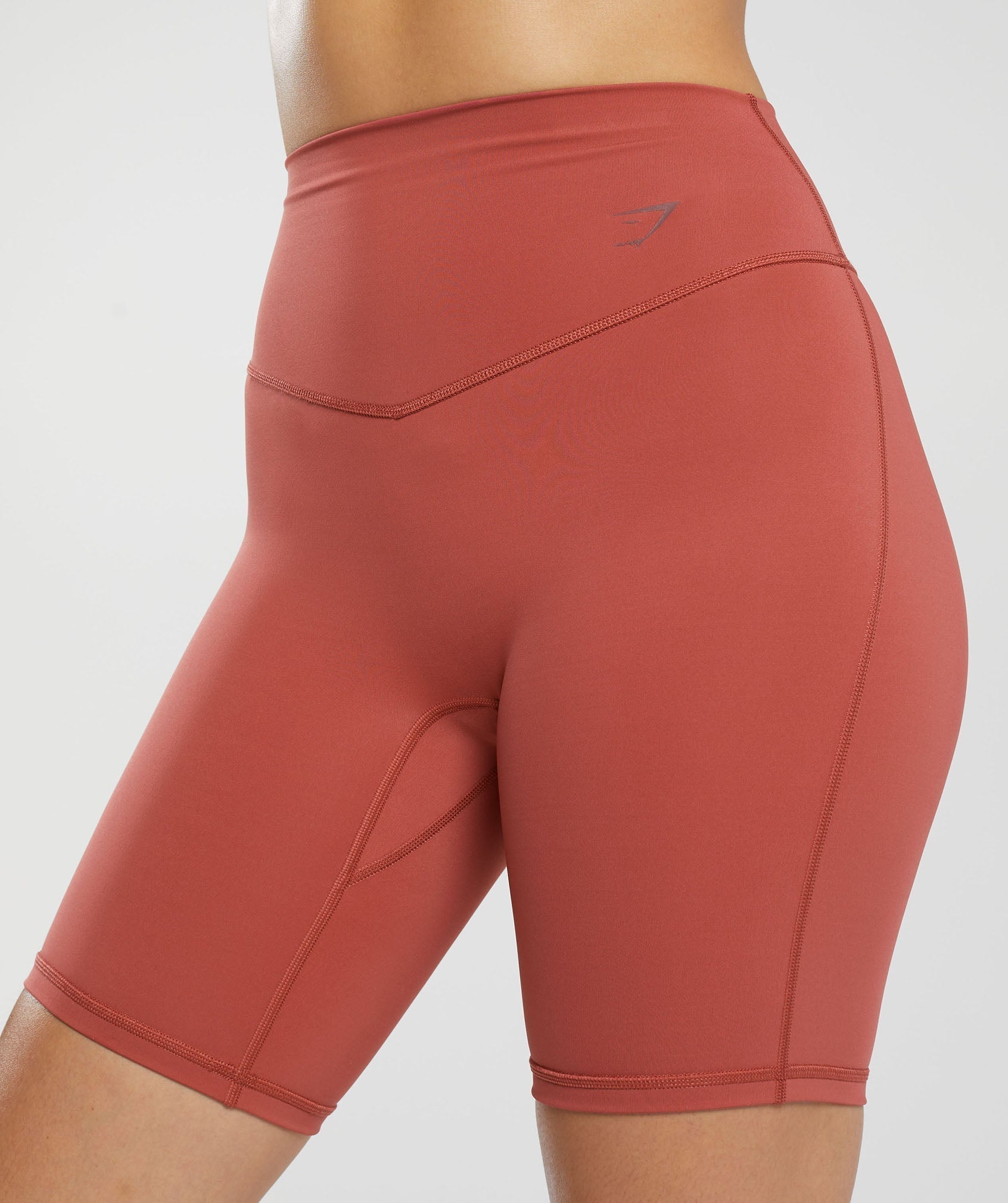 Elevate Cycling Shorts in Rust Red - view 5
