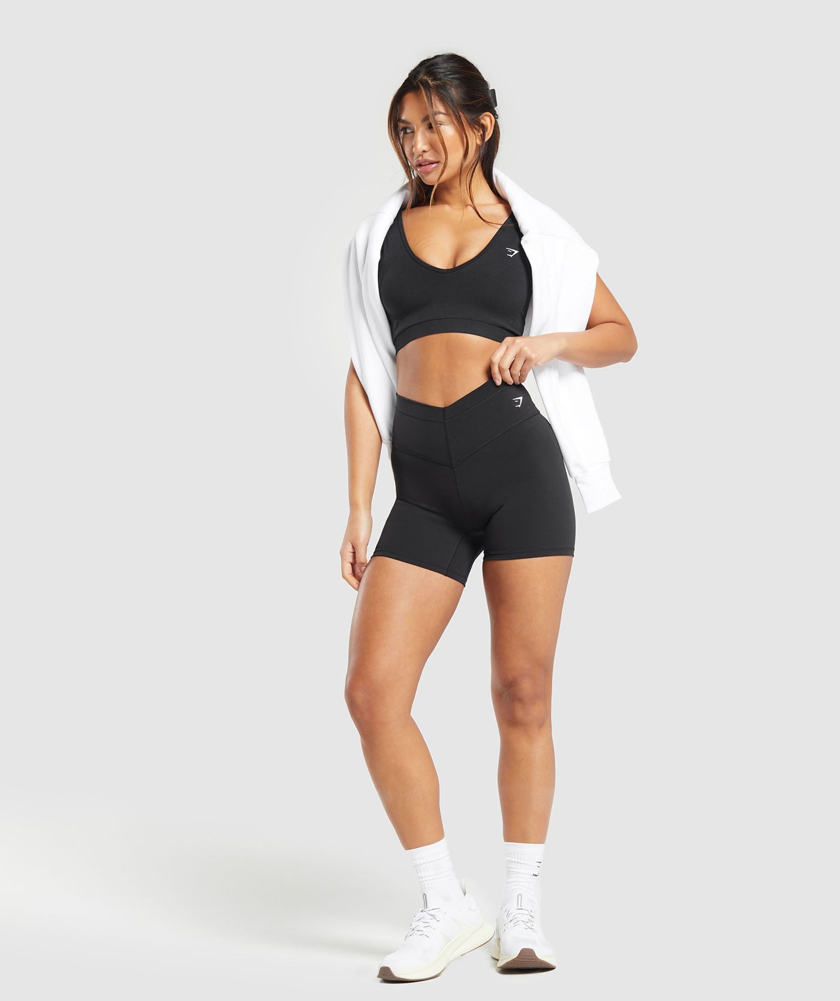 Everyday Seamless Sports Bra in Black - view 4