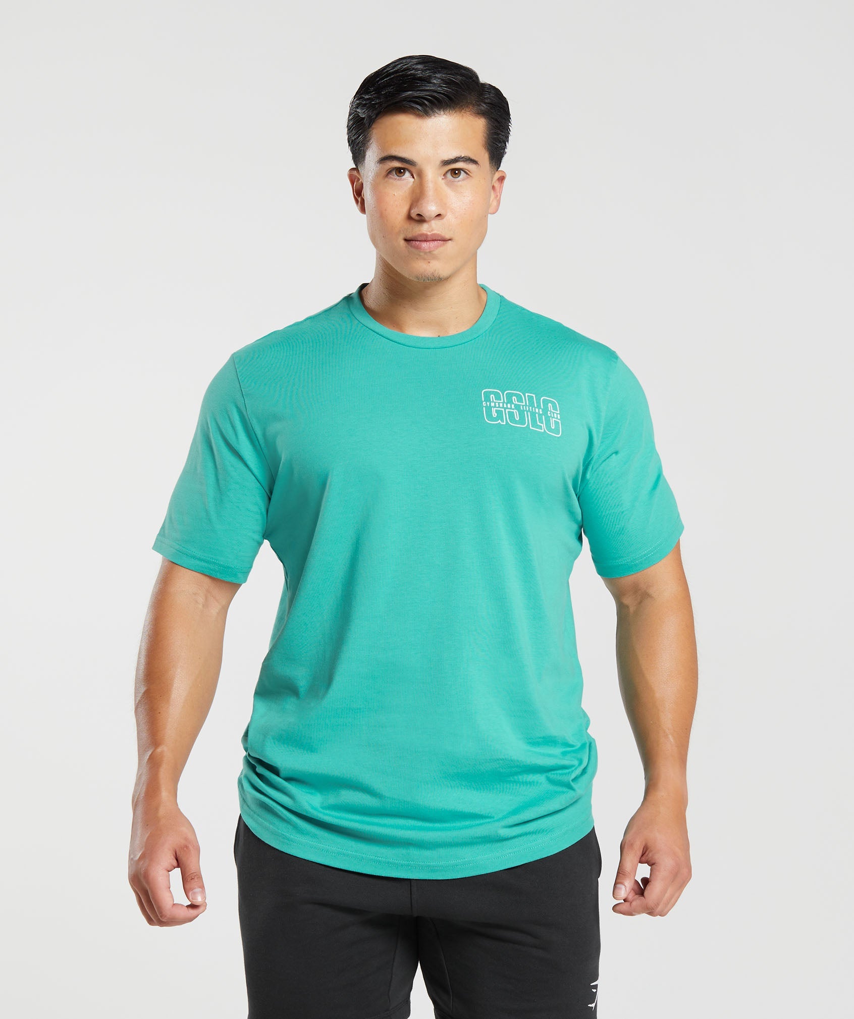 Lifting Club T-Shirt in Capri Blue - view 1