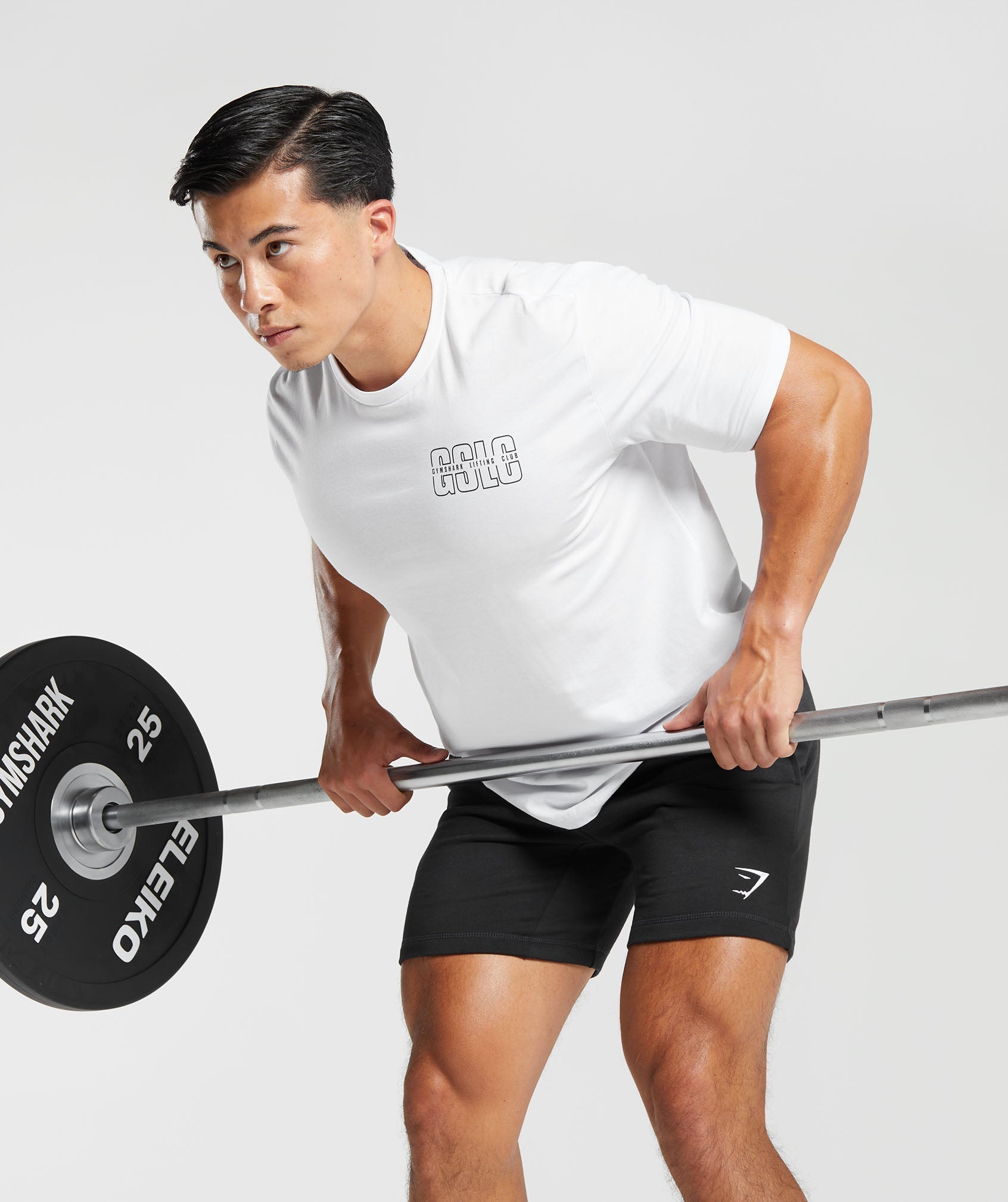 Lifting Club T-Shirt in White - view 4