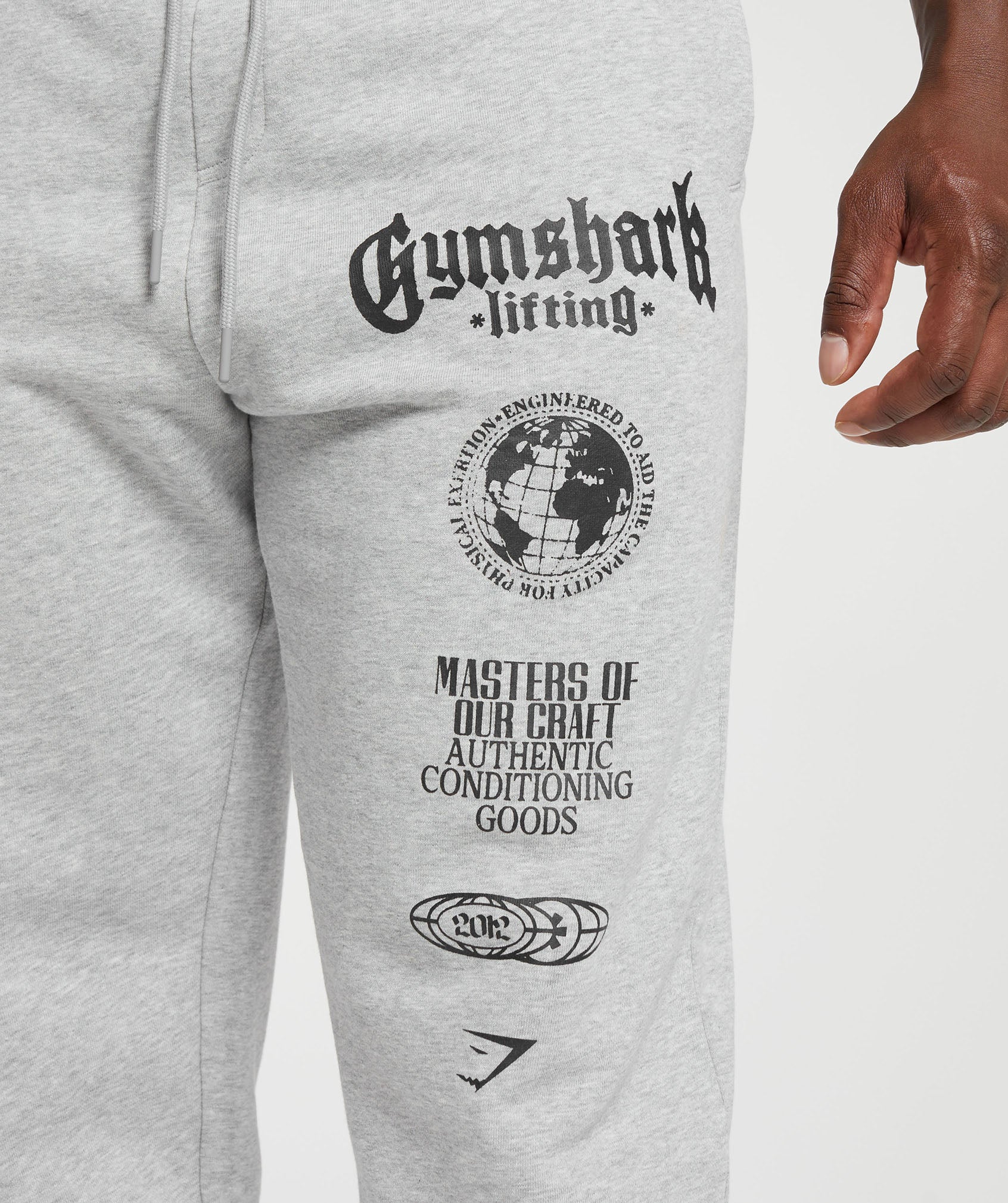 Global Lifting Oversized Joggers in Grey - view 6