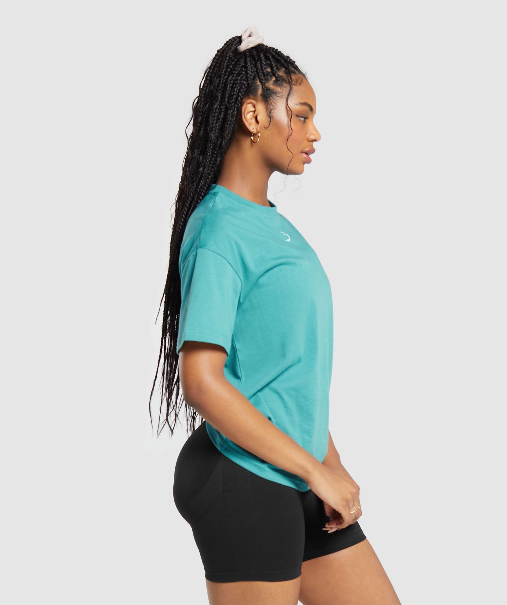 GS Power Oversized T-Shirt in Bondi Teal - view 3