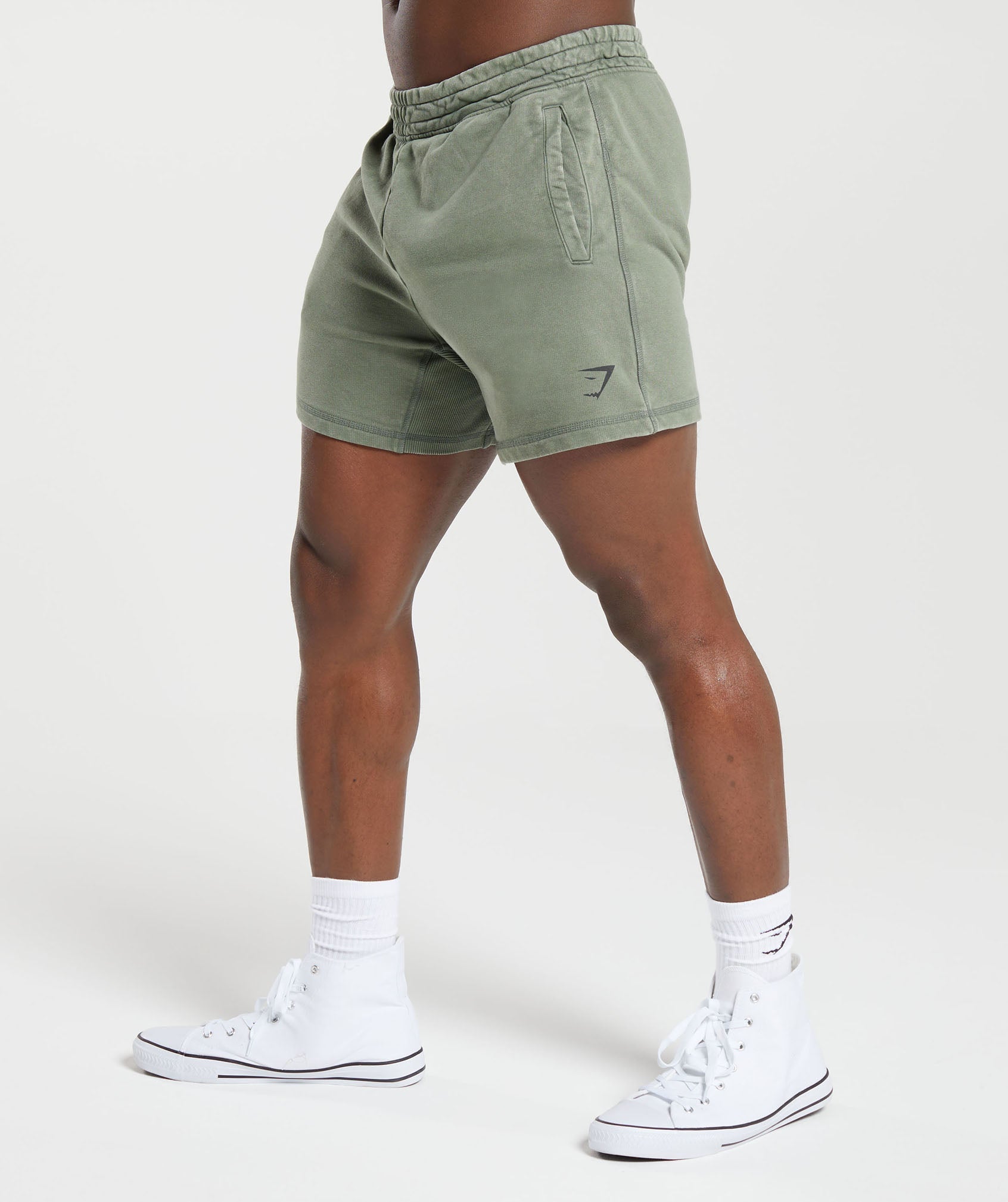 Heritage 5" Shorts in Dusk Green - view 3