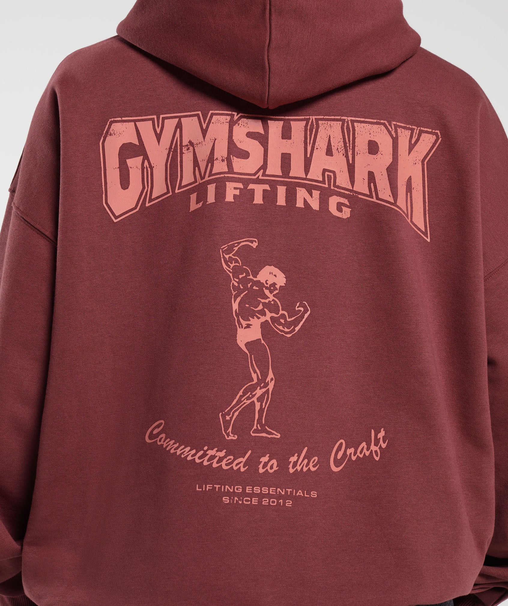 Committed To The Craft Hoodie in Red - view 3