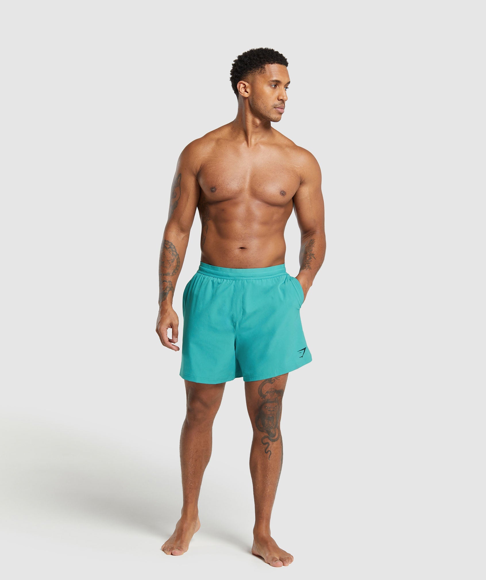 Land to Water 6" Shorts in Bondi Teal - view 5