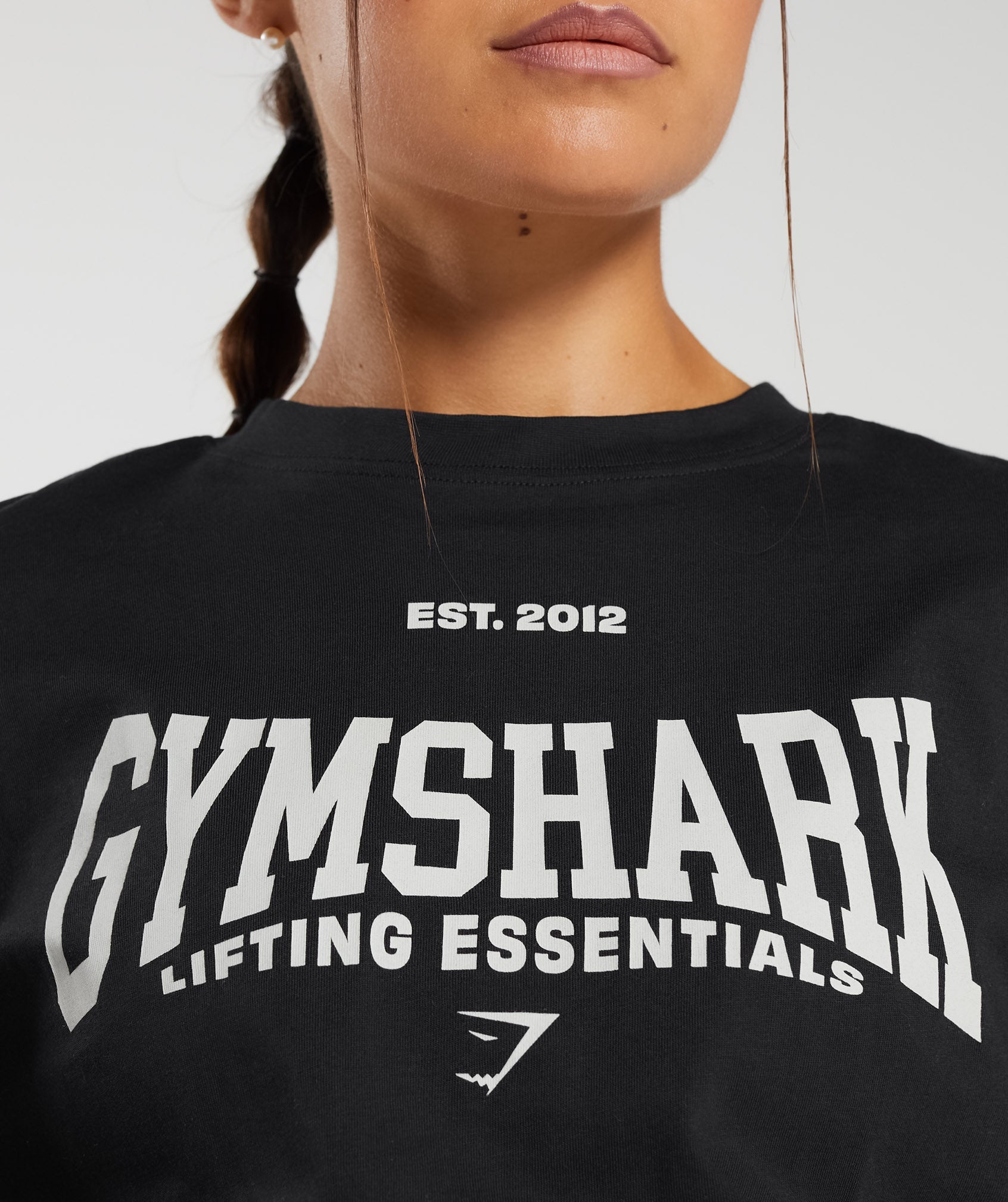 Lifting Essentials Oversized T-shirt in Black - view 6