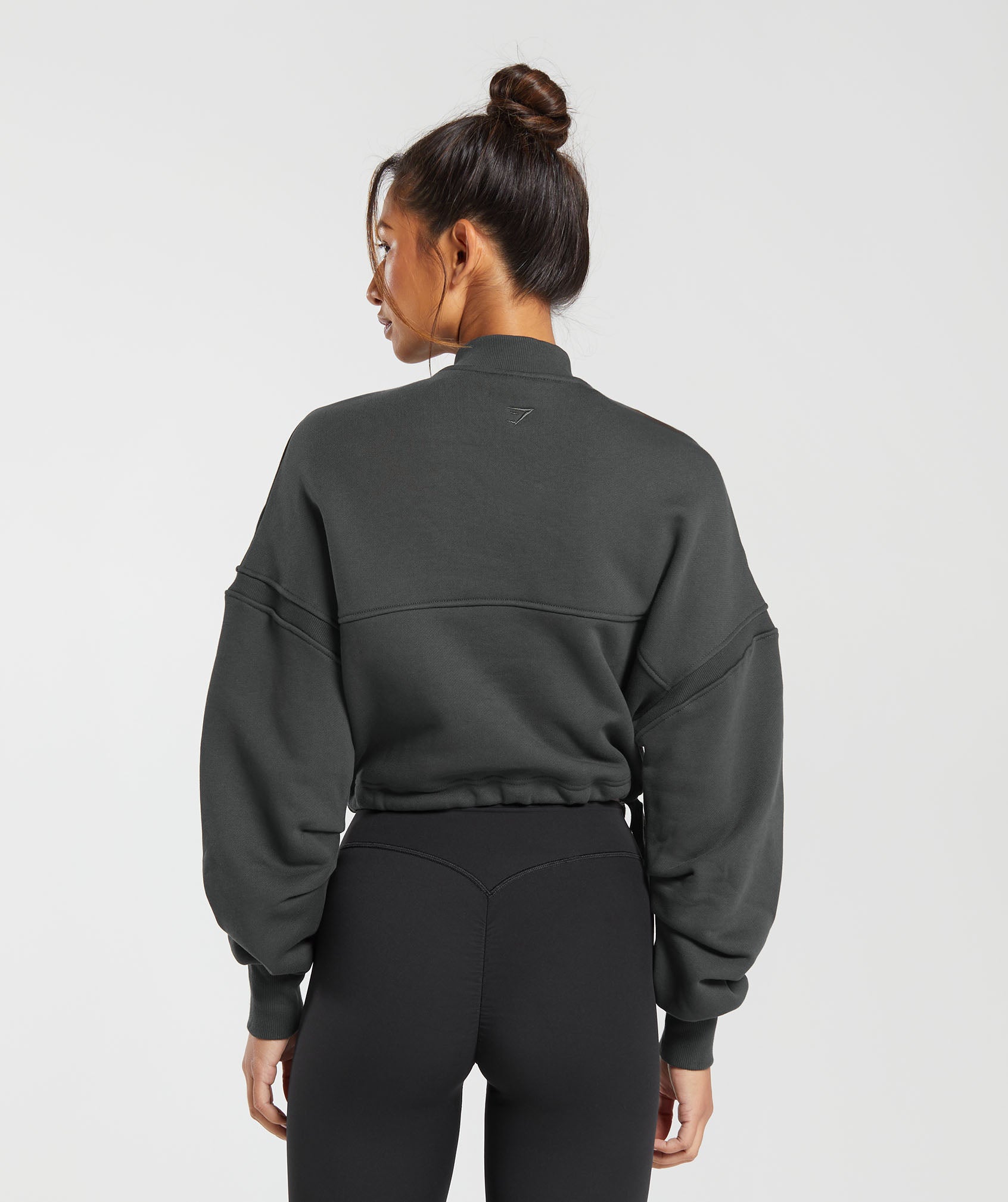 Heavyweight Loopback Sweat Pullover in Asphalt Grey - view 2