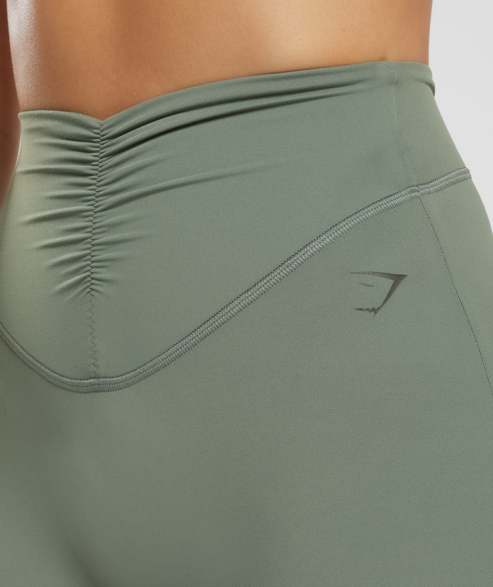 Ruched Leggings in Dusk Green - view 5