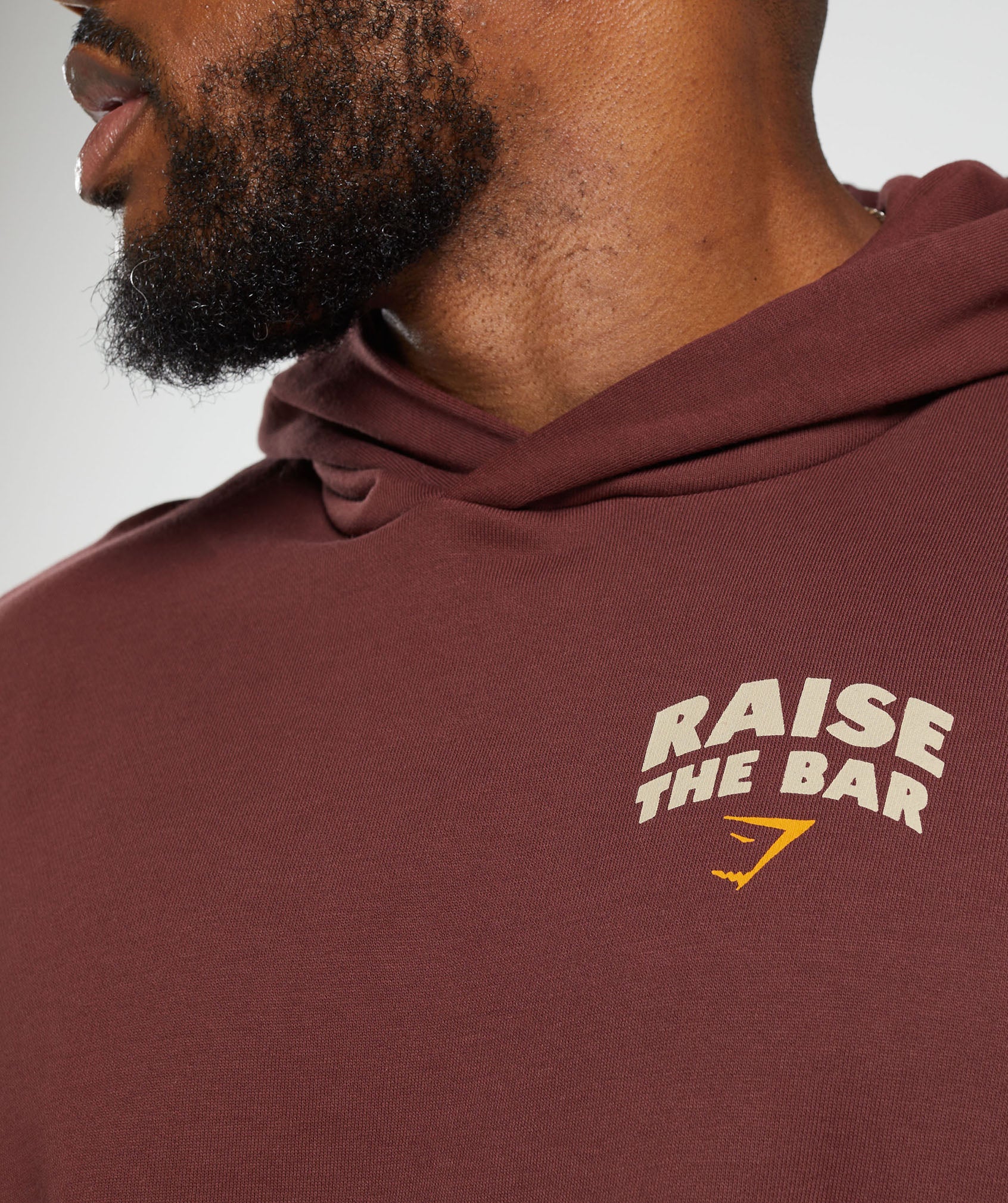 Raise the Bar Hoodie in Burgundy Brown - view 5