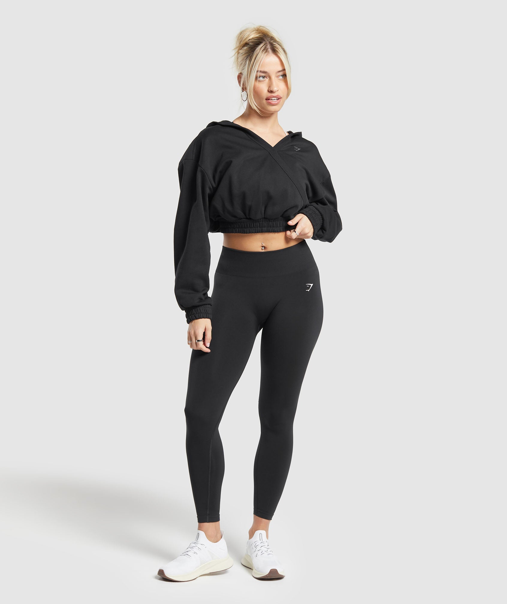 Rest Day Midi Pullover in Black - view 4