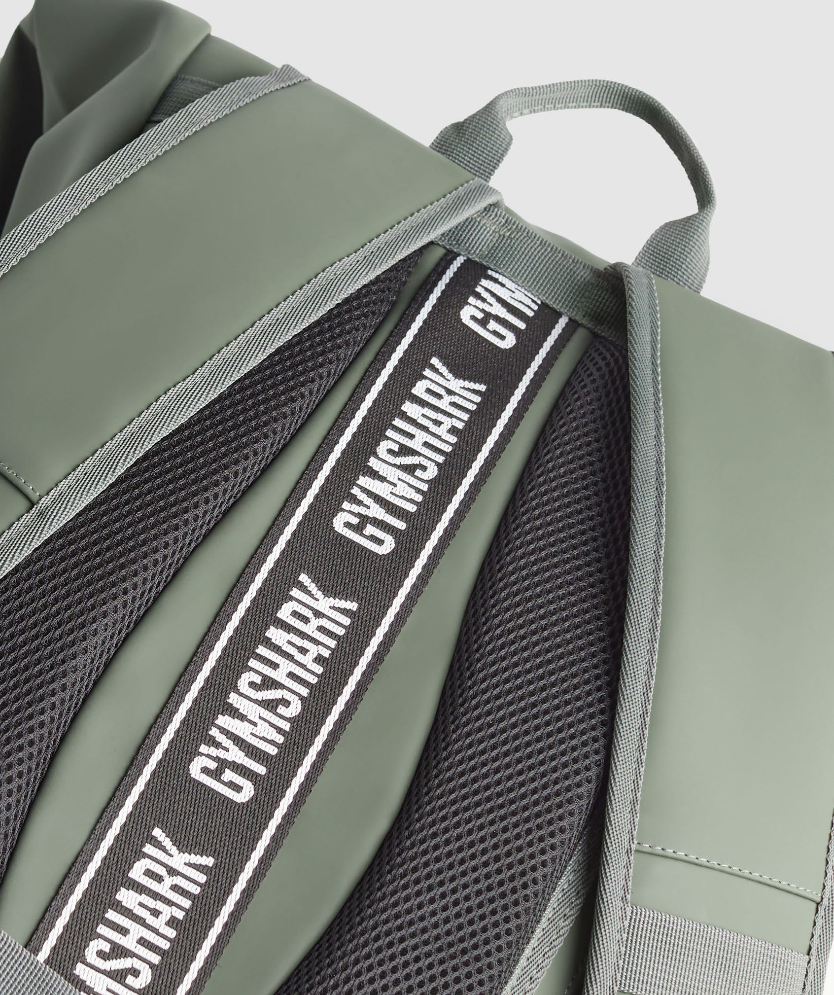 Sleek Backpack Roll Top in Dusk Green - view 4