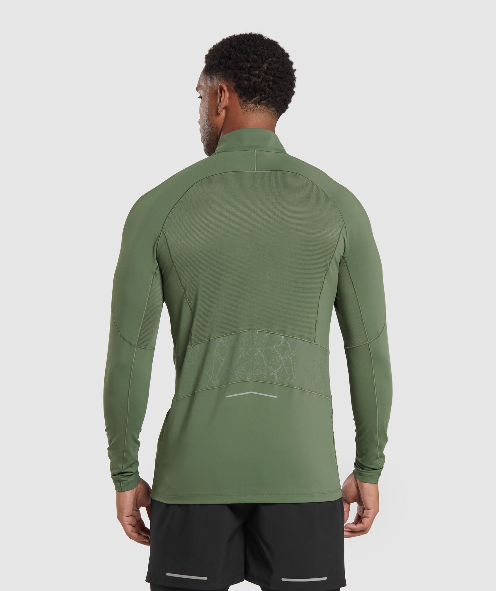 Speed 1/4 Zip in Core Olive - view 3