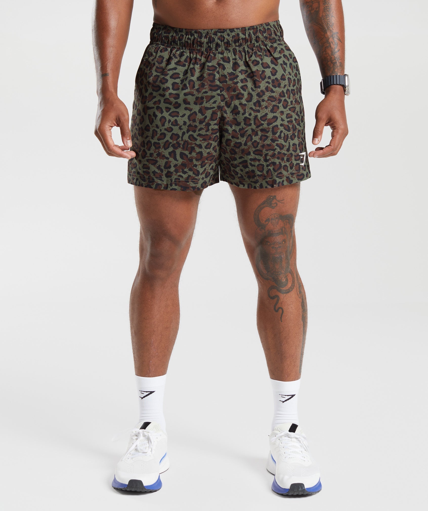 Sport 5" Shorts in Core Olive - view 1