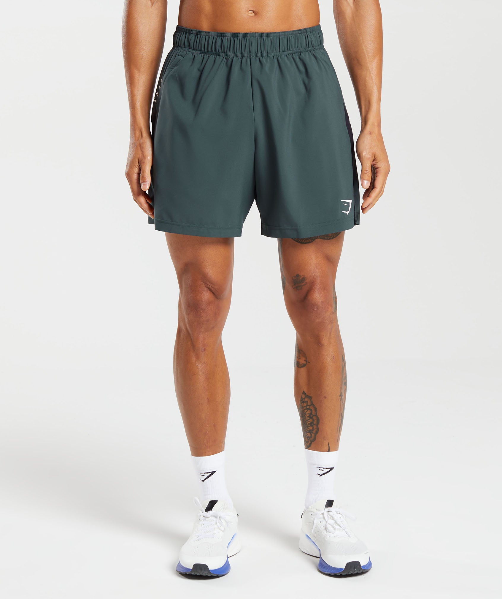 Sport  7" Short in Fog Green/Black