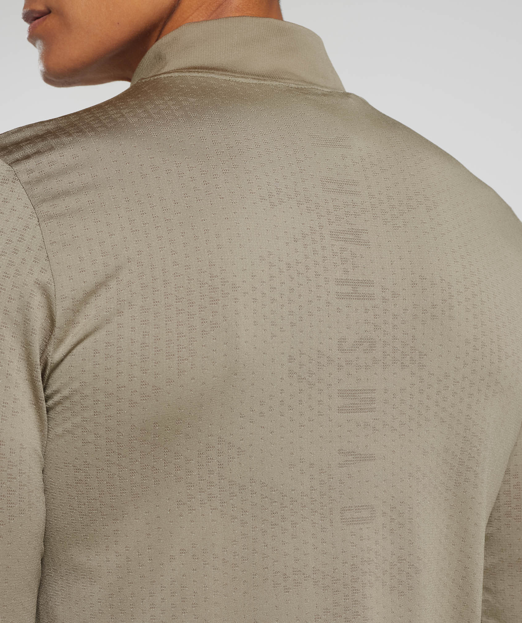 Sport Seamless 1/4 Zip in Linen Brown/Camo Brown - view 5