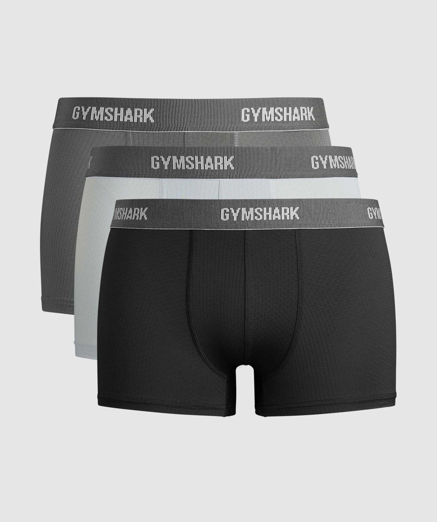 Sports Tech Boxer 3PK in Black/Pitch Grey/Light Grey