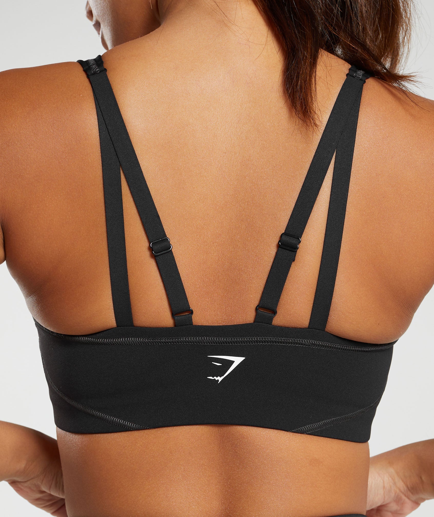 Stitch Feature Sports Bra in Black - view 5