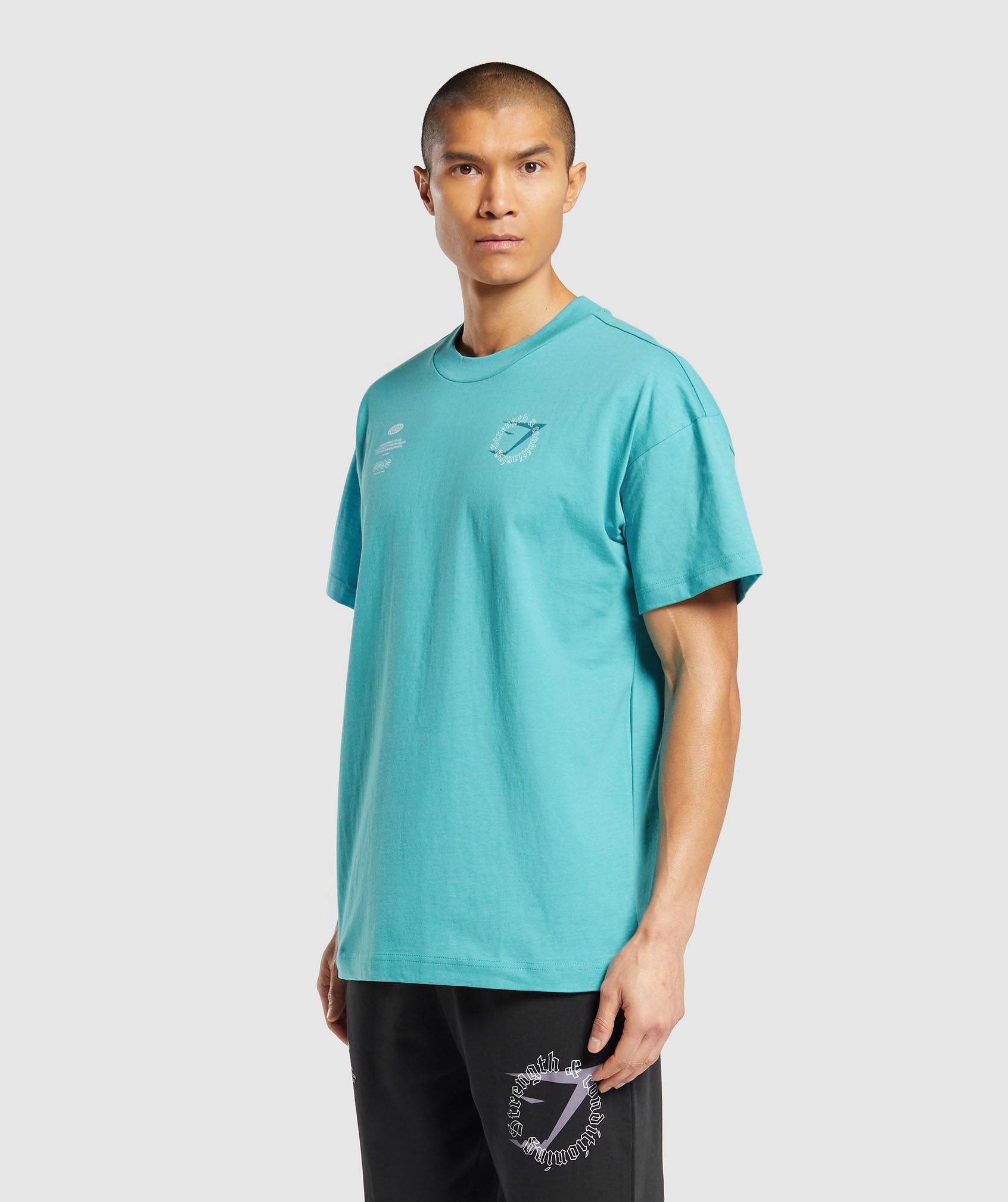 Strength and Conditioning T-Shirt in Artificial Teal - view 3