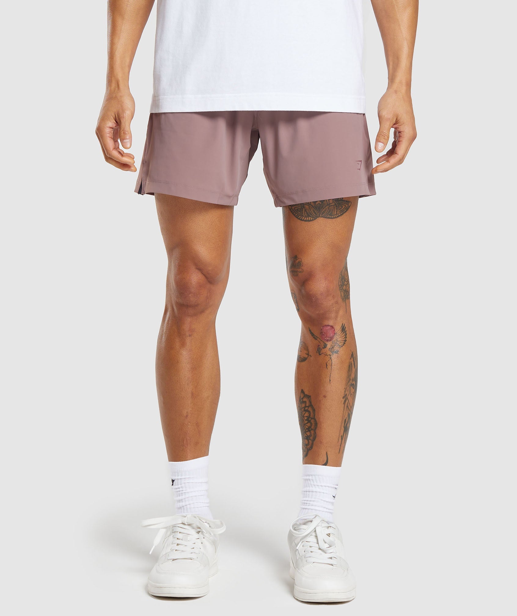 Studio Shorts in Dusty Maroon