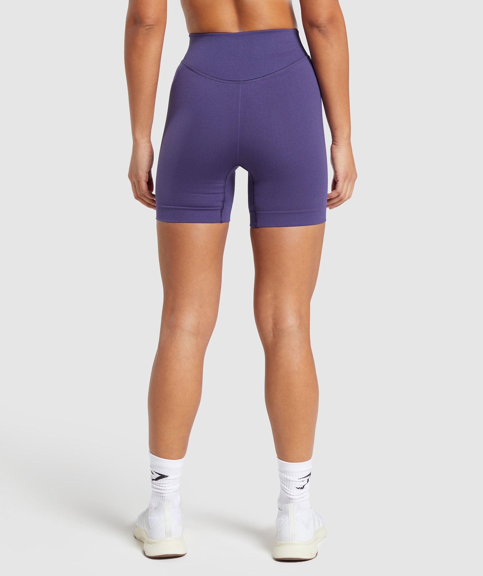 Sweat Seamless Shorts in Galaxy Purple - view 2