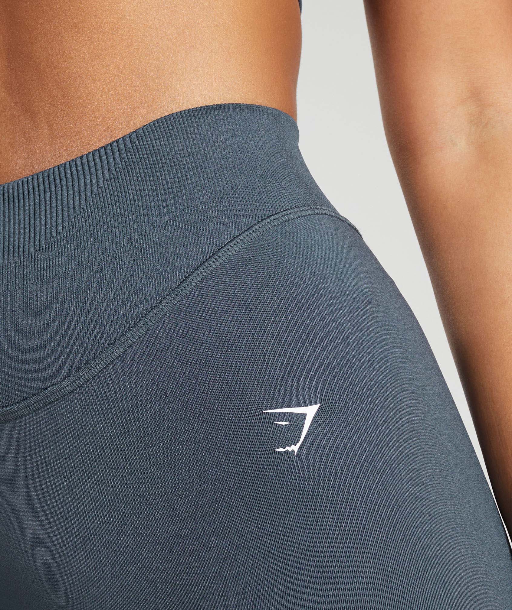 Sweat Seamless Shorts in Titanium Blue - view 6