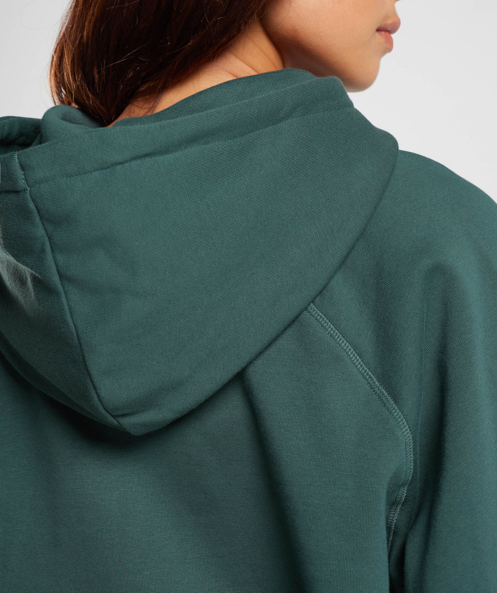 Training Oversized Fleece Hoodie in Fog Green - view 5