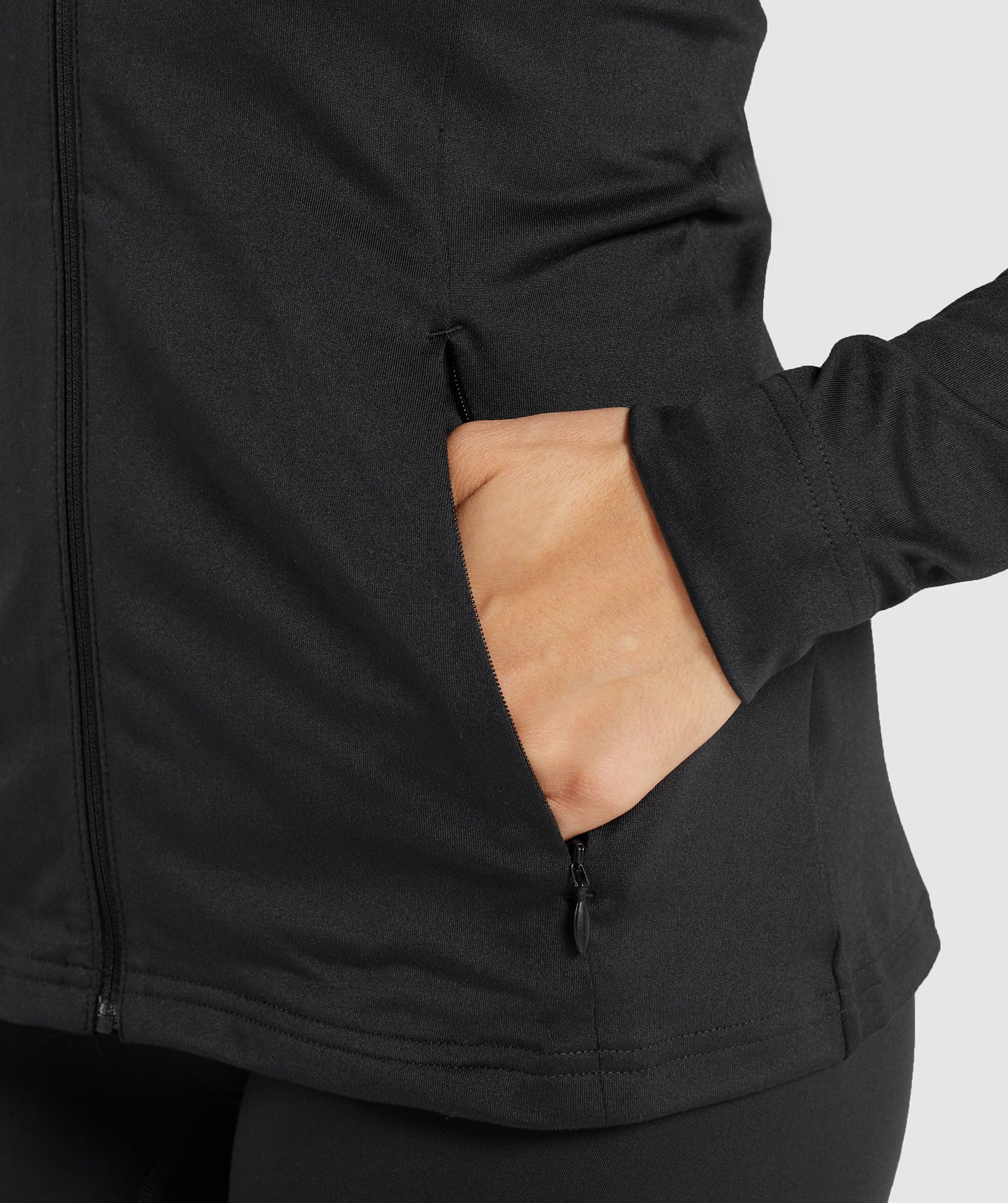 Training Jacket in Black - view 5